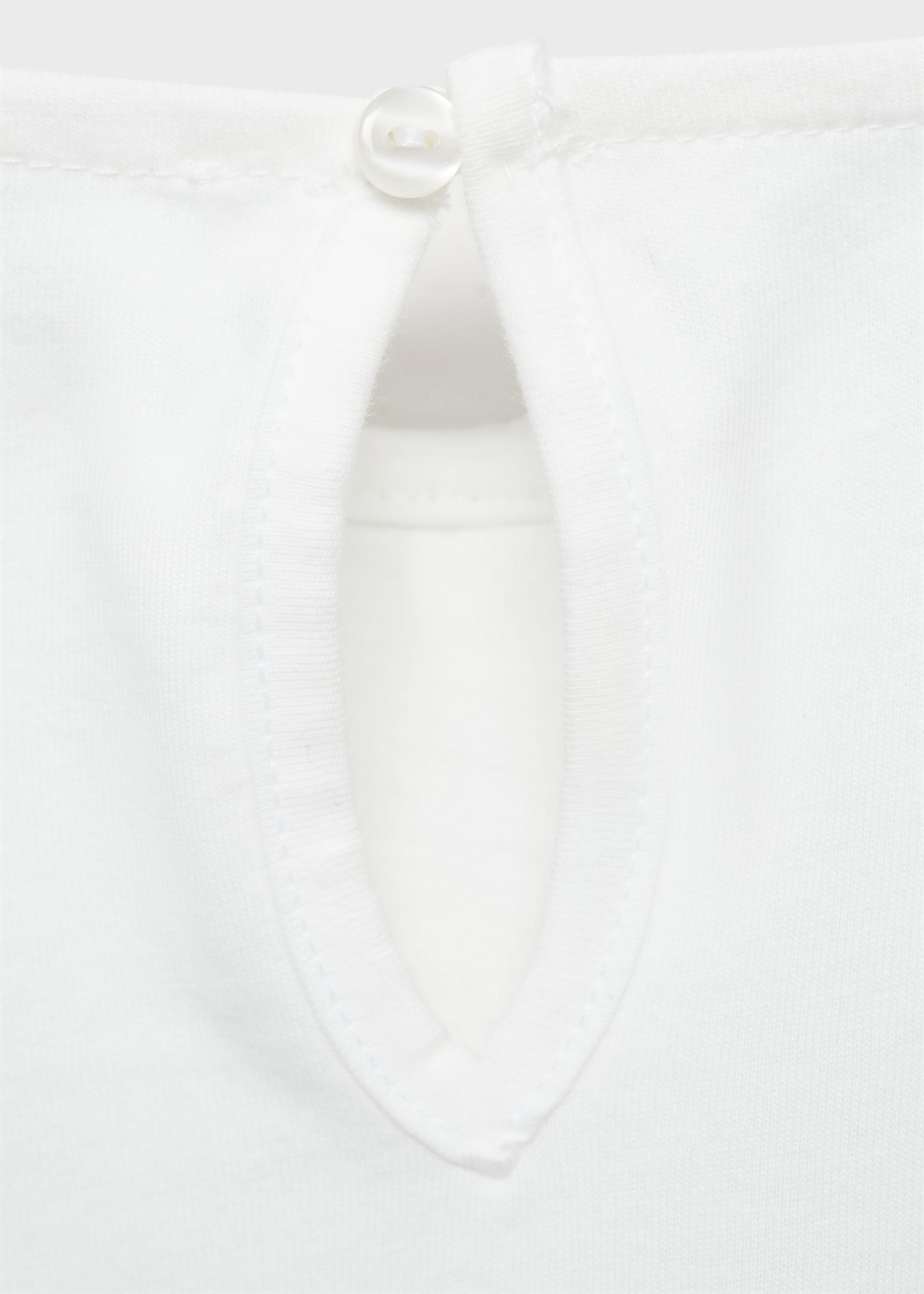 Babydoll-neck t-shirt - Details of the article 0