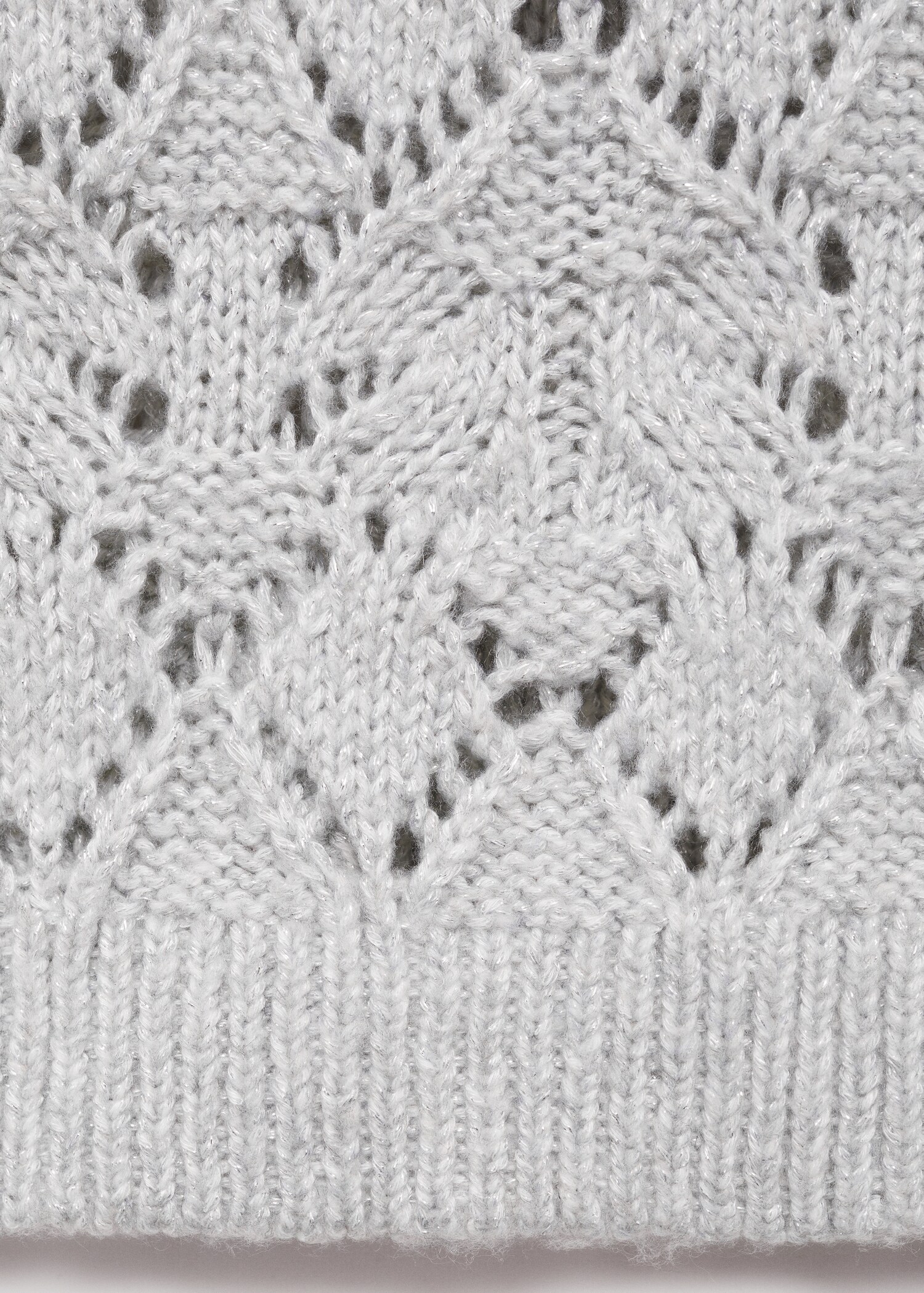 Shiny knitted waistcoat - Details of the article 0
