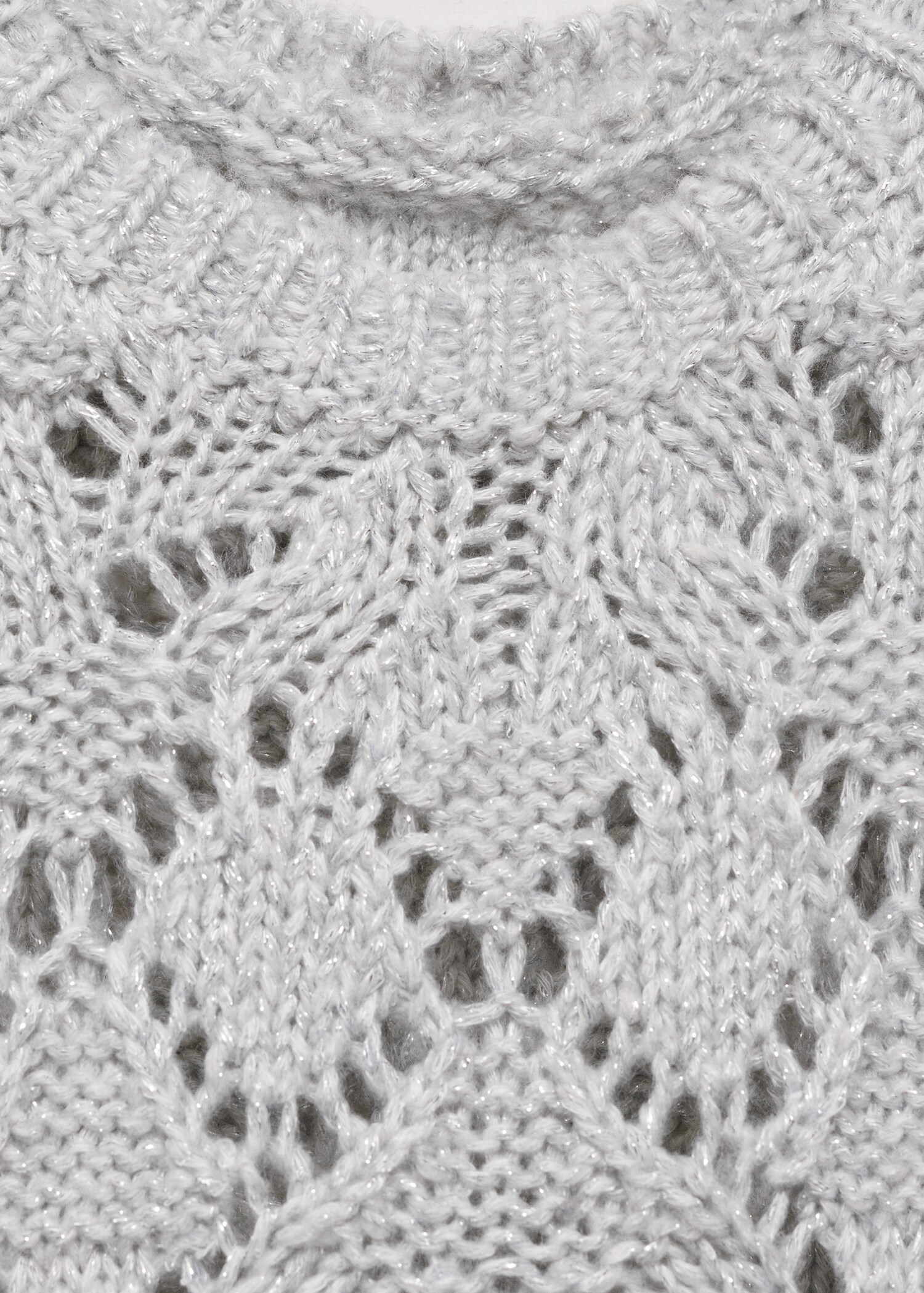 Shiny knitted waistcoat - Details of the article 8