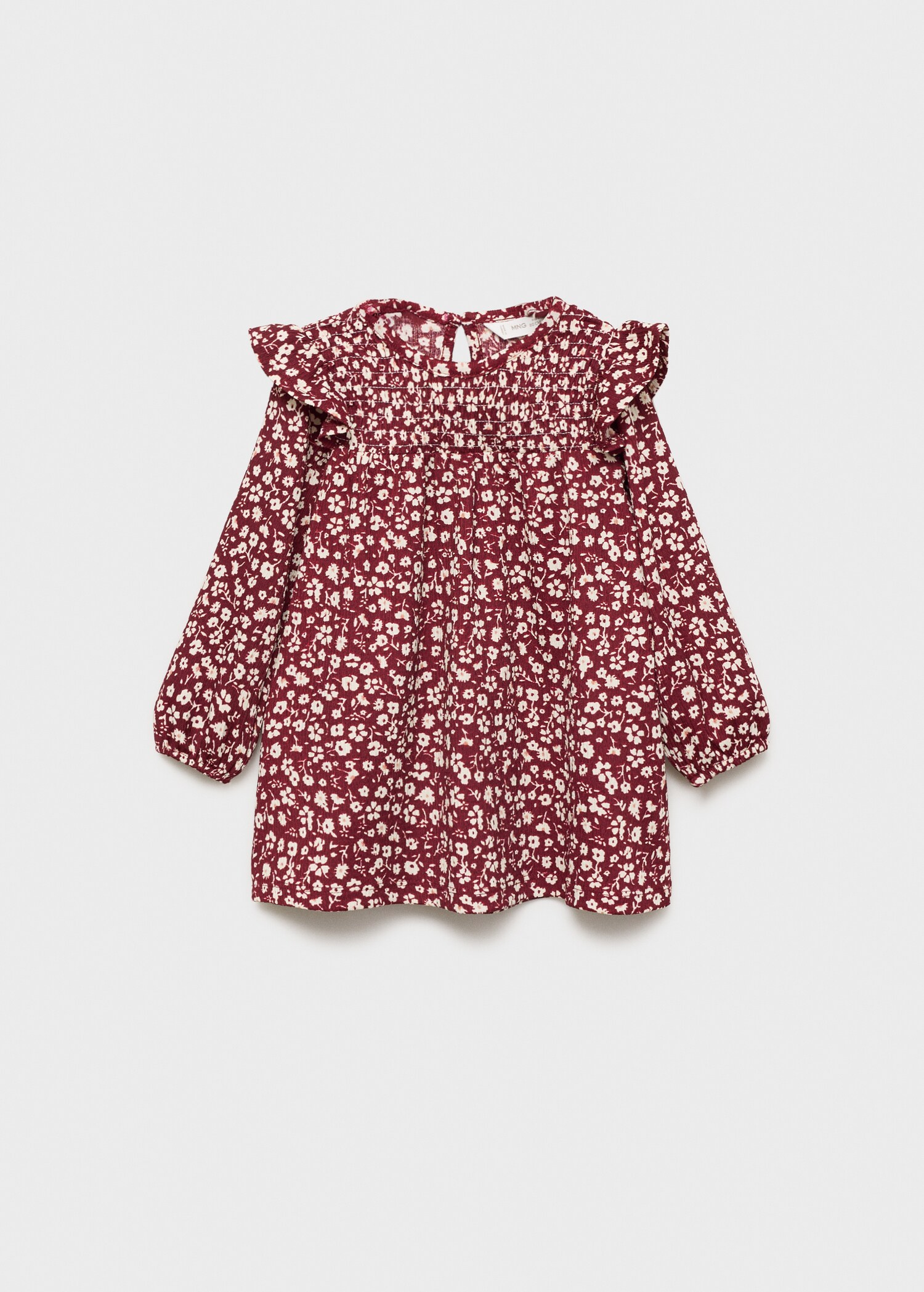Florales Kleid mit Rüschen - Artikel ohne Model