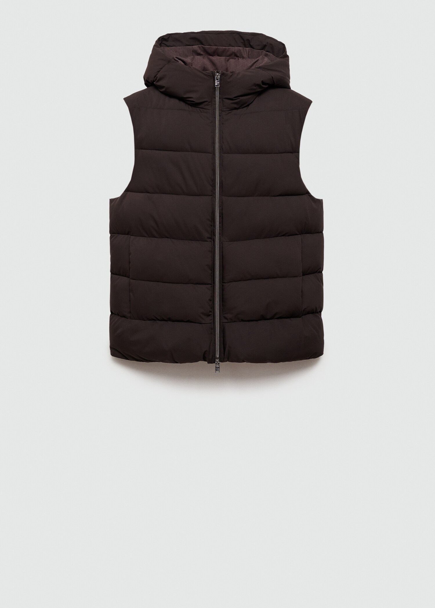 Water-repellent quilted gilet - Article without model