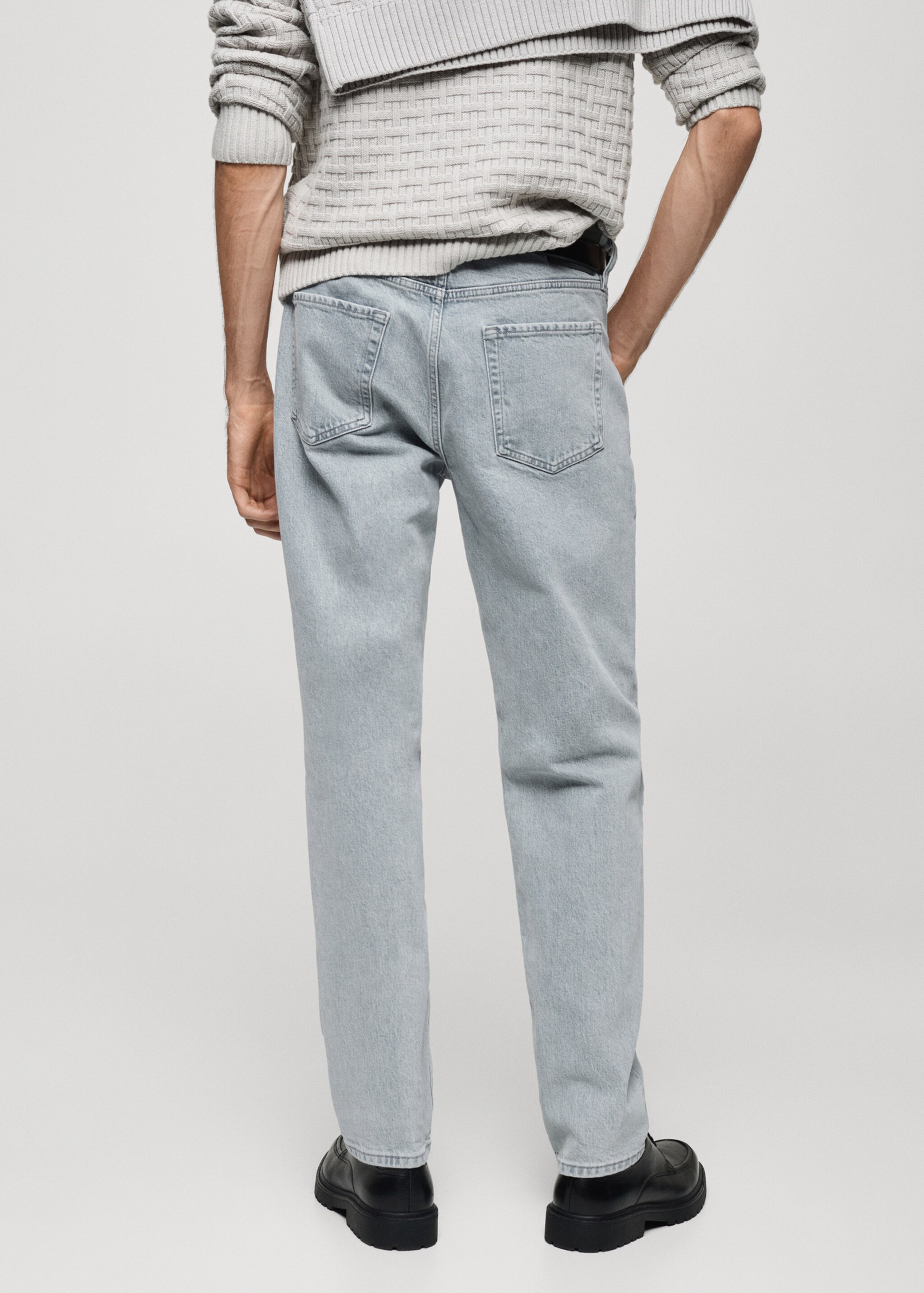 Regular-fit jeans in light wash - Reverse of the article