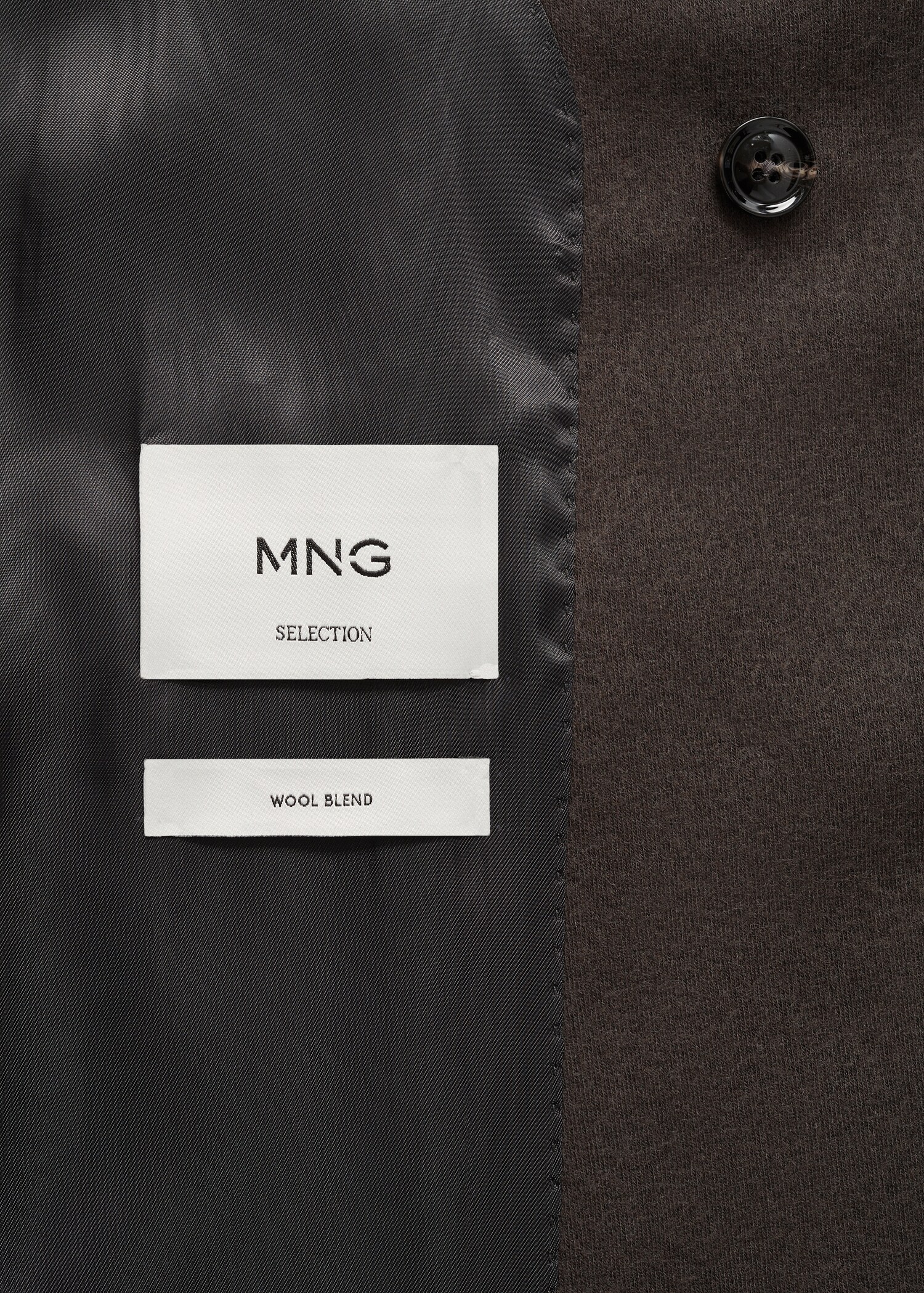 Veste croisée flanelle laine vierge - Détail de l'article 0