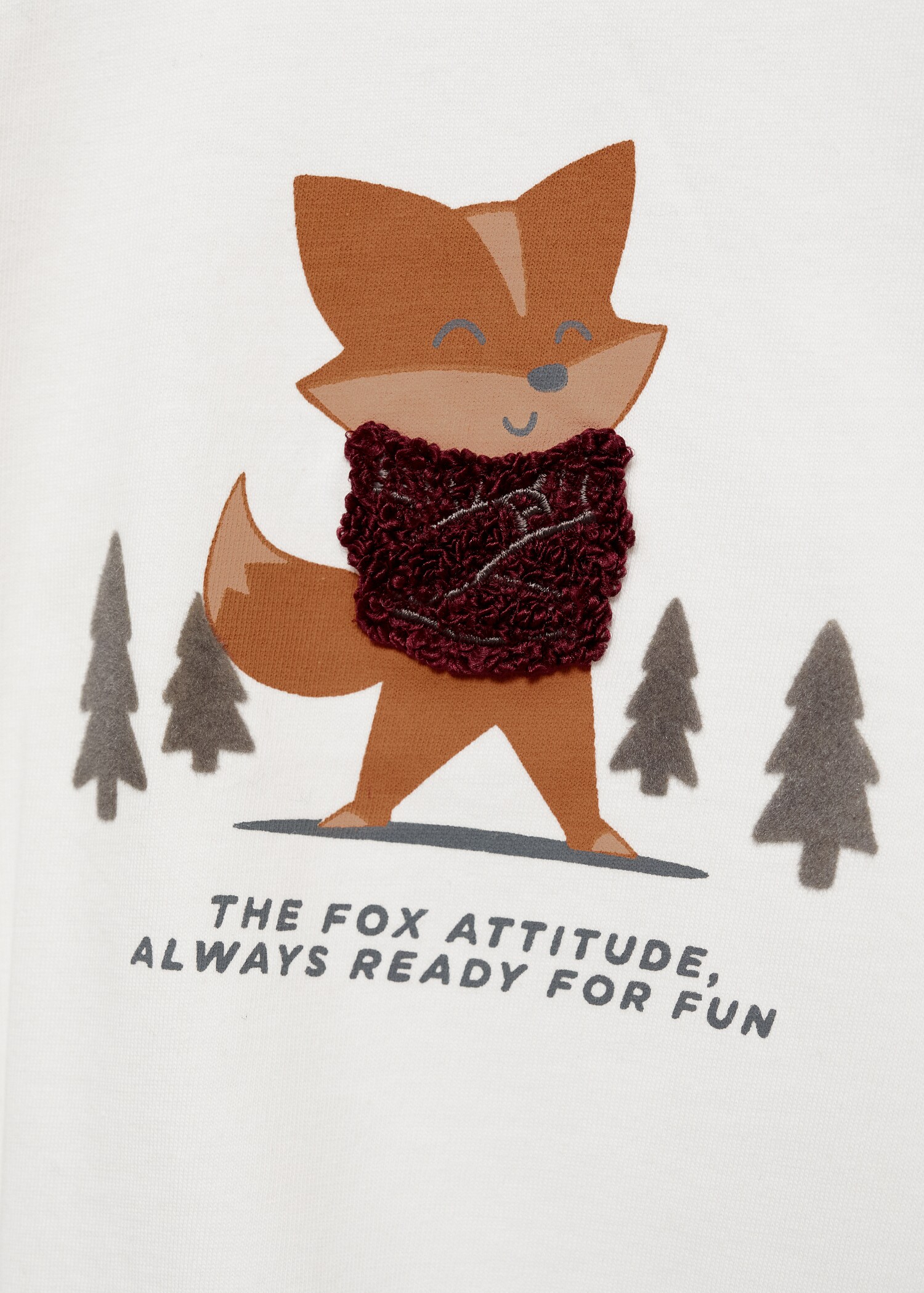 Embroidered detail cotton T-shirt - Details of the article 8