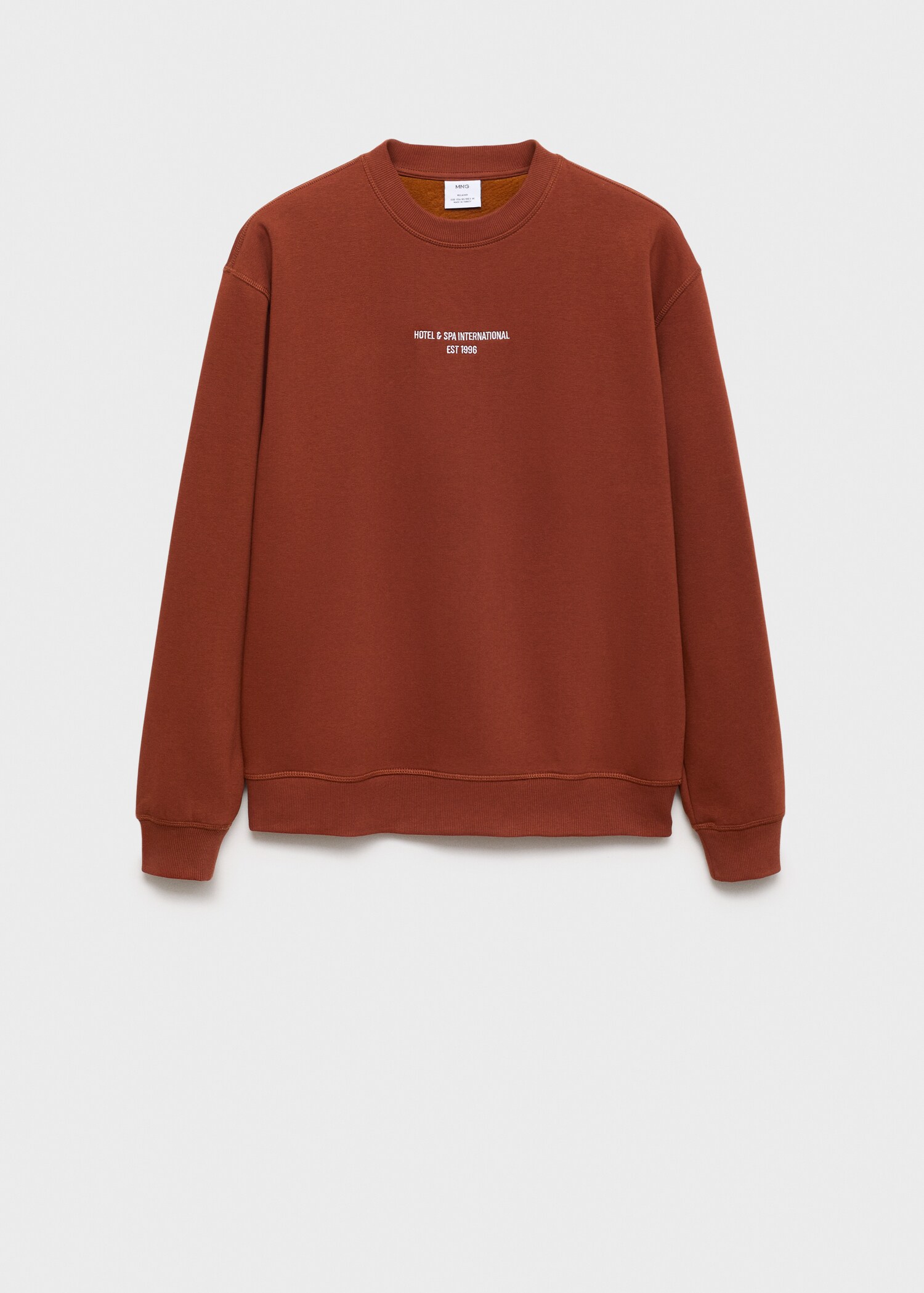 Relaxed-fit sweatshirt with text print - Article without model