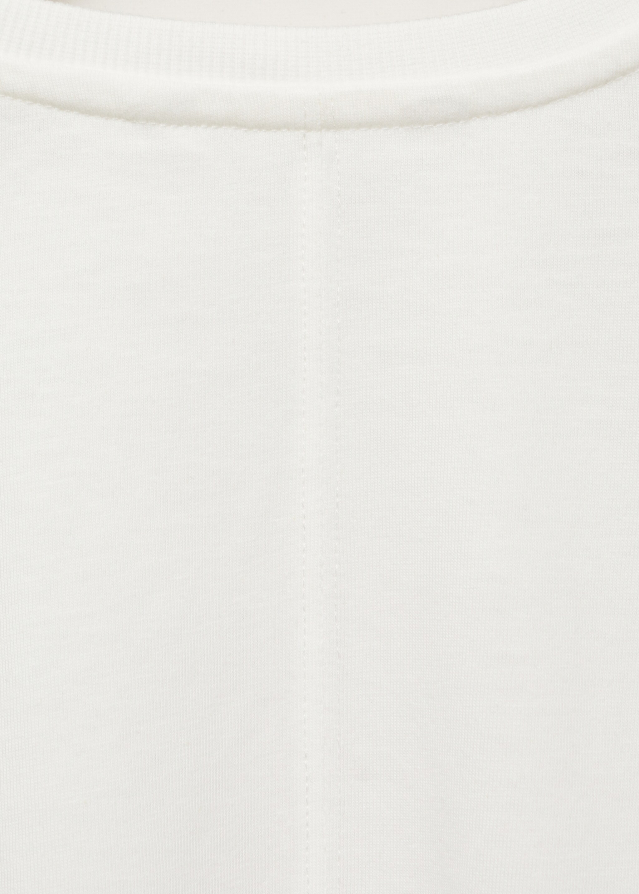 Samarreta barreja cotó estampada - Detall de l'article 0, Blanc trencat. Ref: 77047937-00.