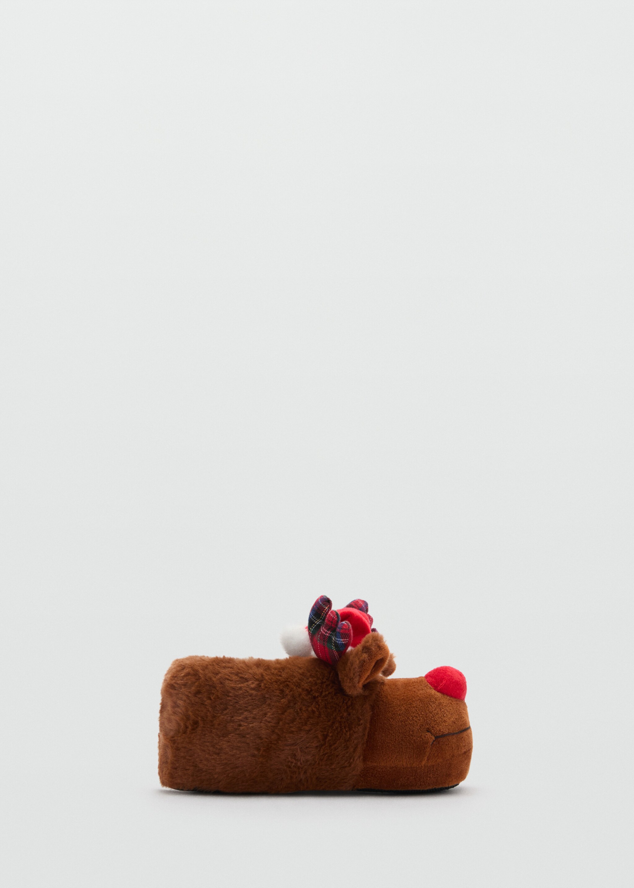 Reindeer slippers - Article without model, Brown. Ref: 77048276-00.
