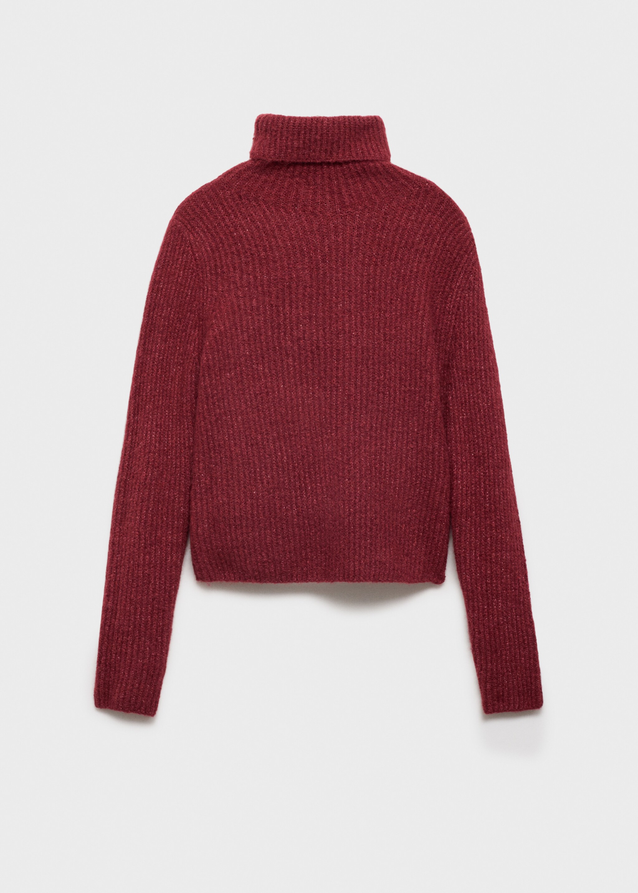 Pull-over maille col roulé - Article sans modèle, Lie de vin. Ref: 77048277-00.