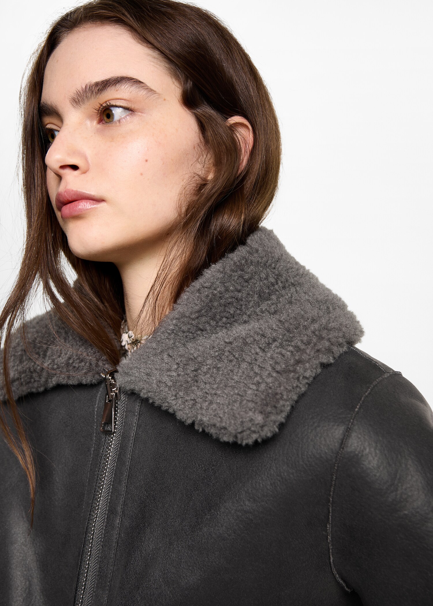 Jacke mit Futter in Lammfelloptik - Detail des Artikels 1