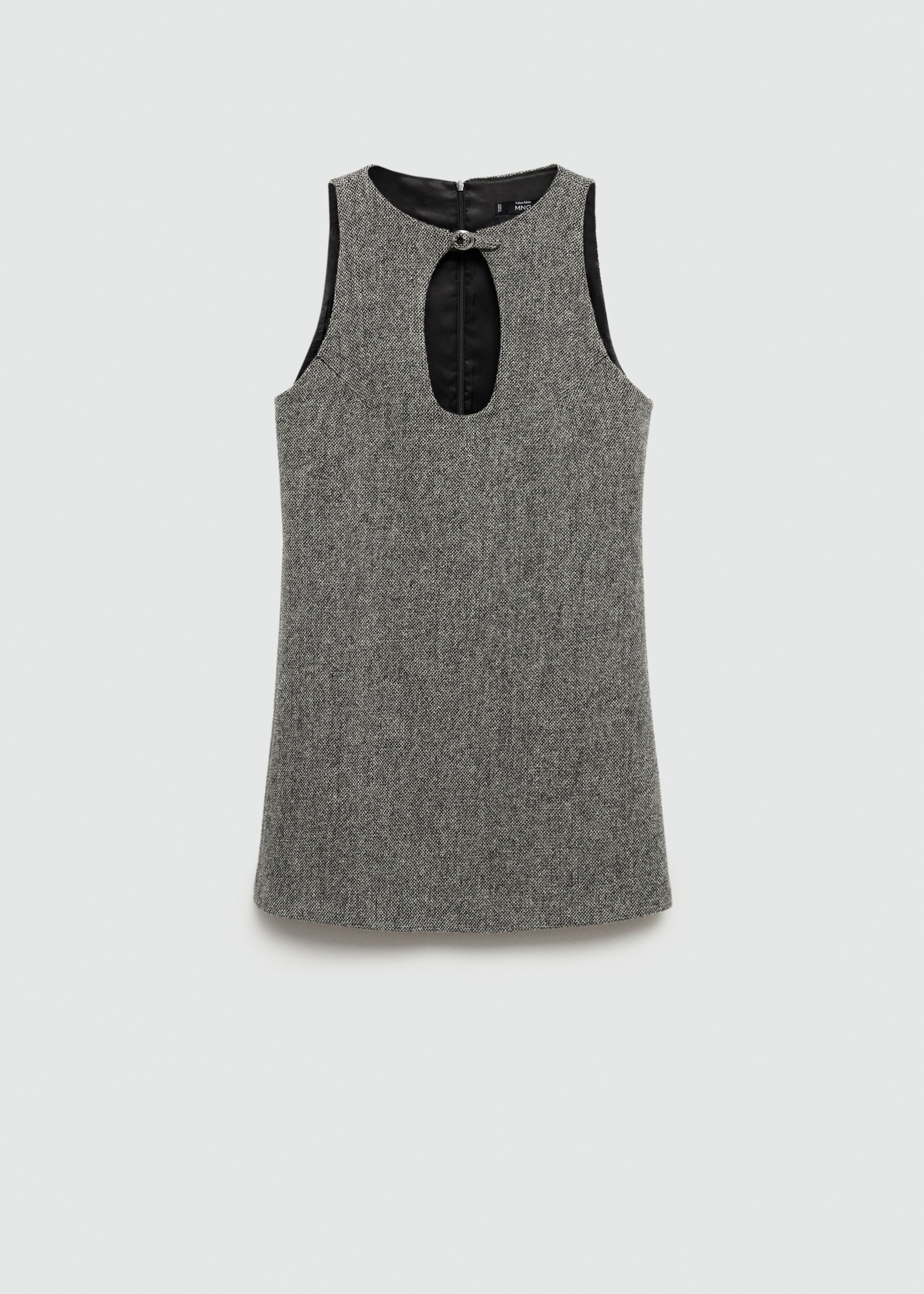 Vestito lana dettaglio fibbia - Articolo senza modello, Grigio. Ref: 77048282-00.