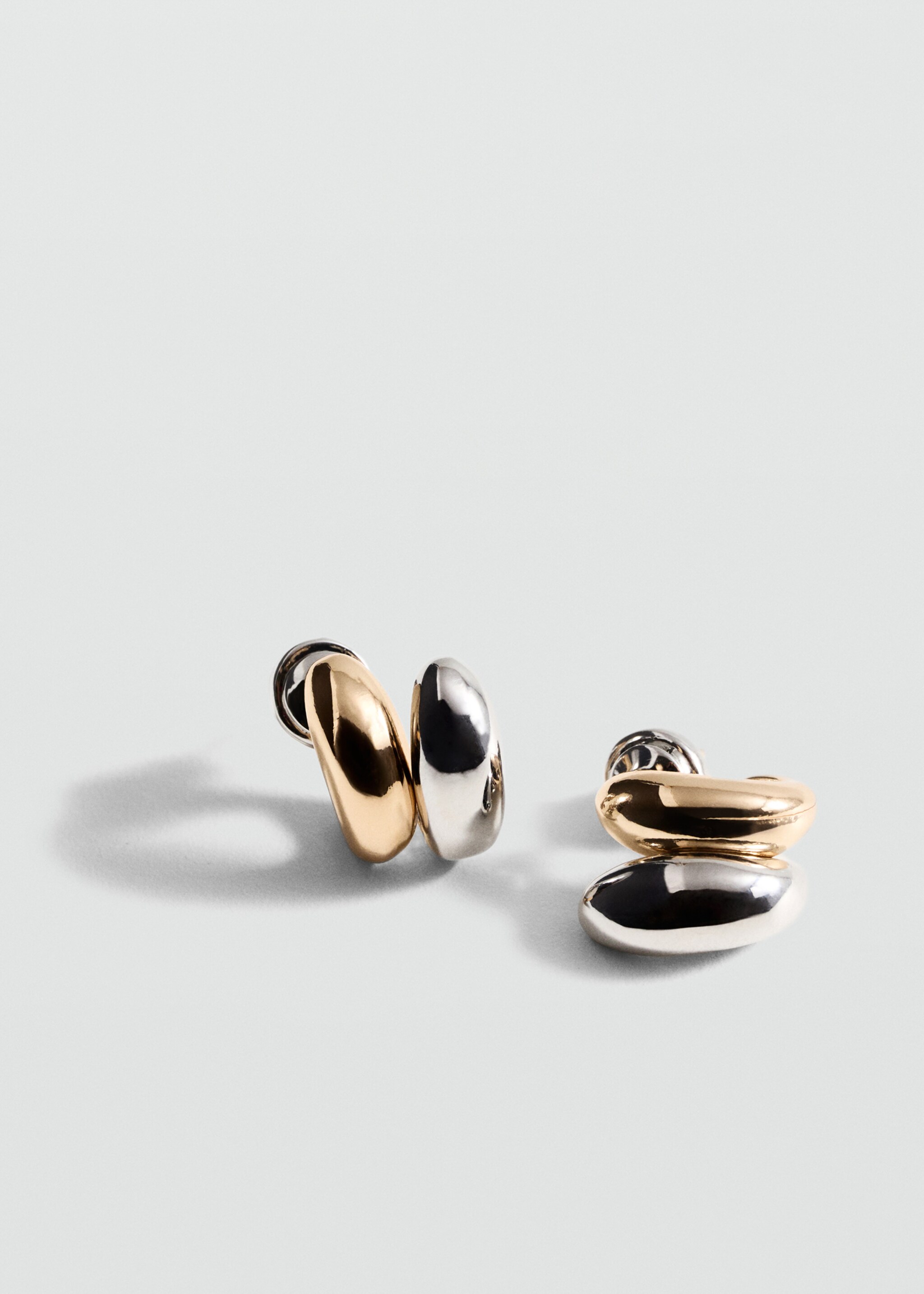 Combined earrings - Medium plane