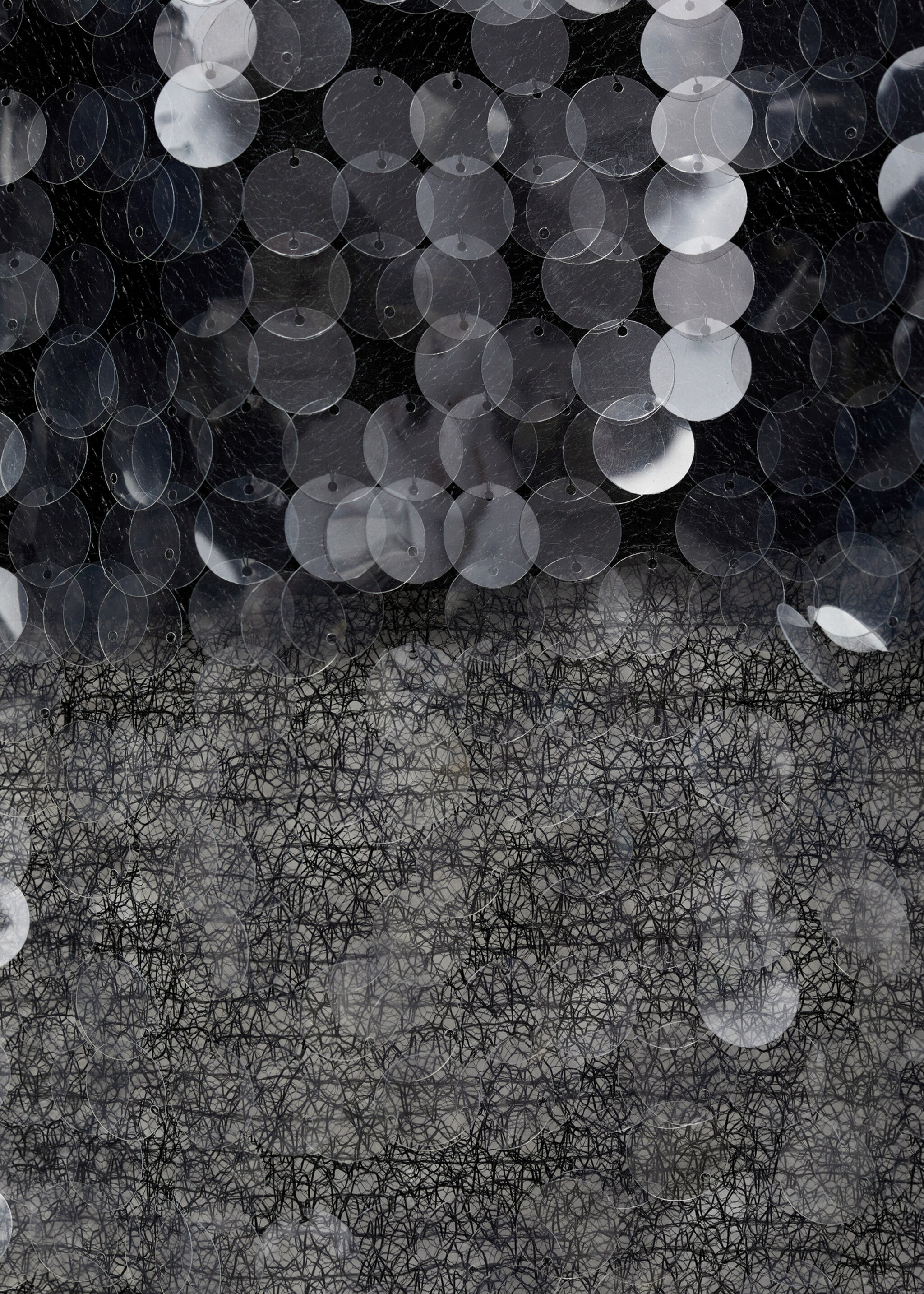 Robe disques semi-transparente - Détail de l'article 0, Gris. Ref: 77049056-00.