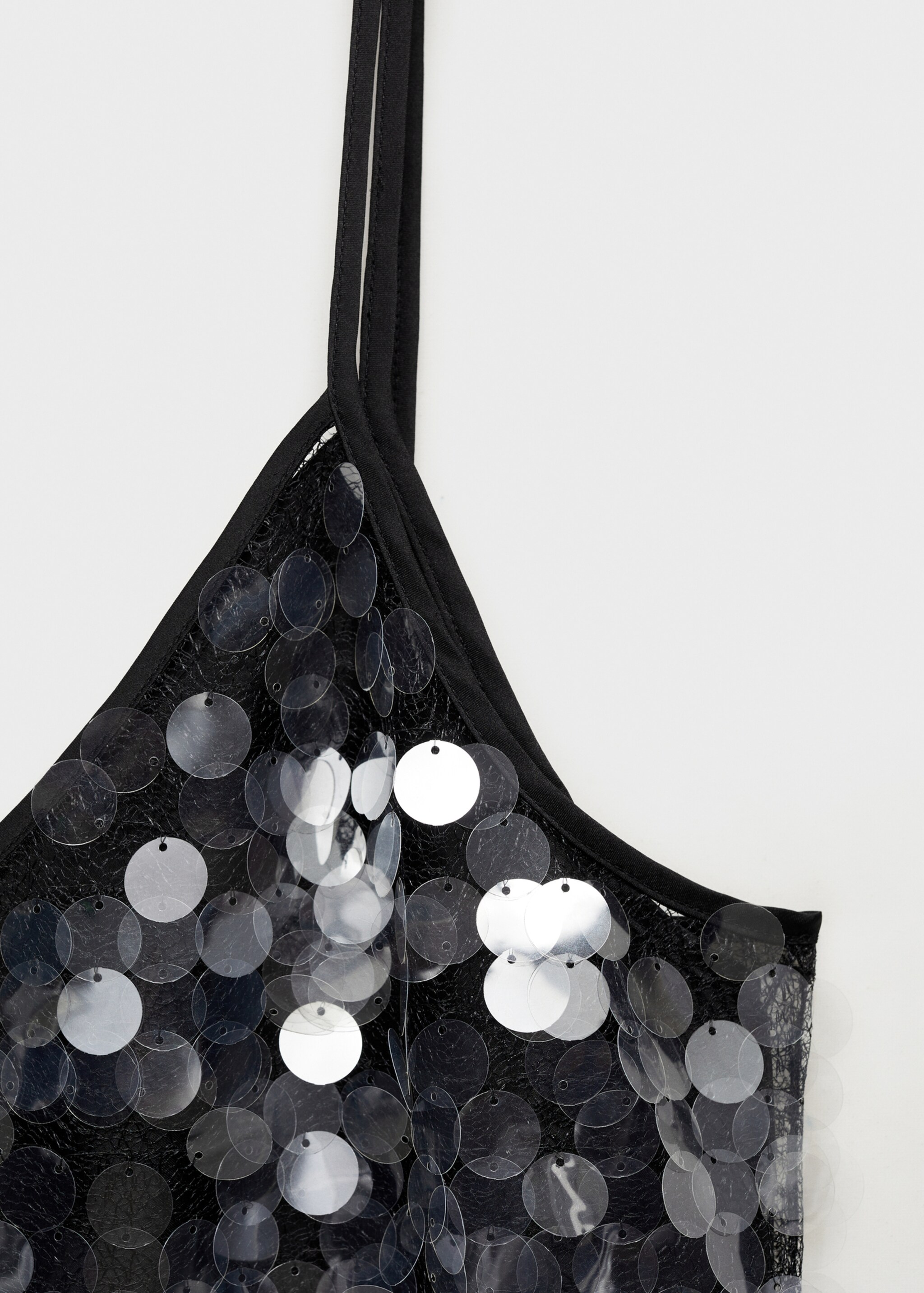 Robe disques semi-transparente - Détail de l'article 8, Gris. Ref: 77049056-00.