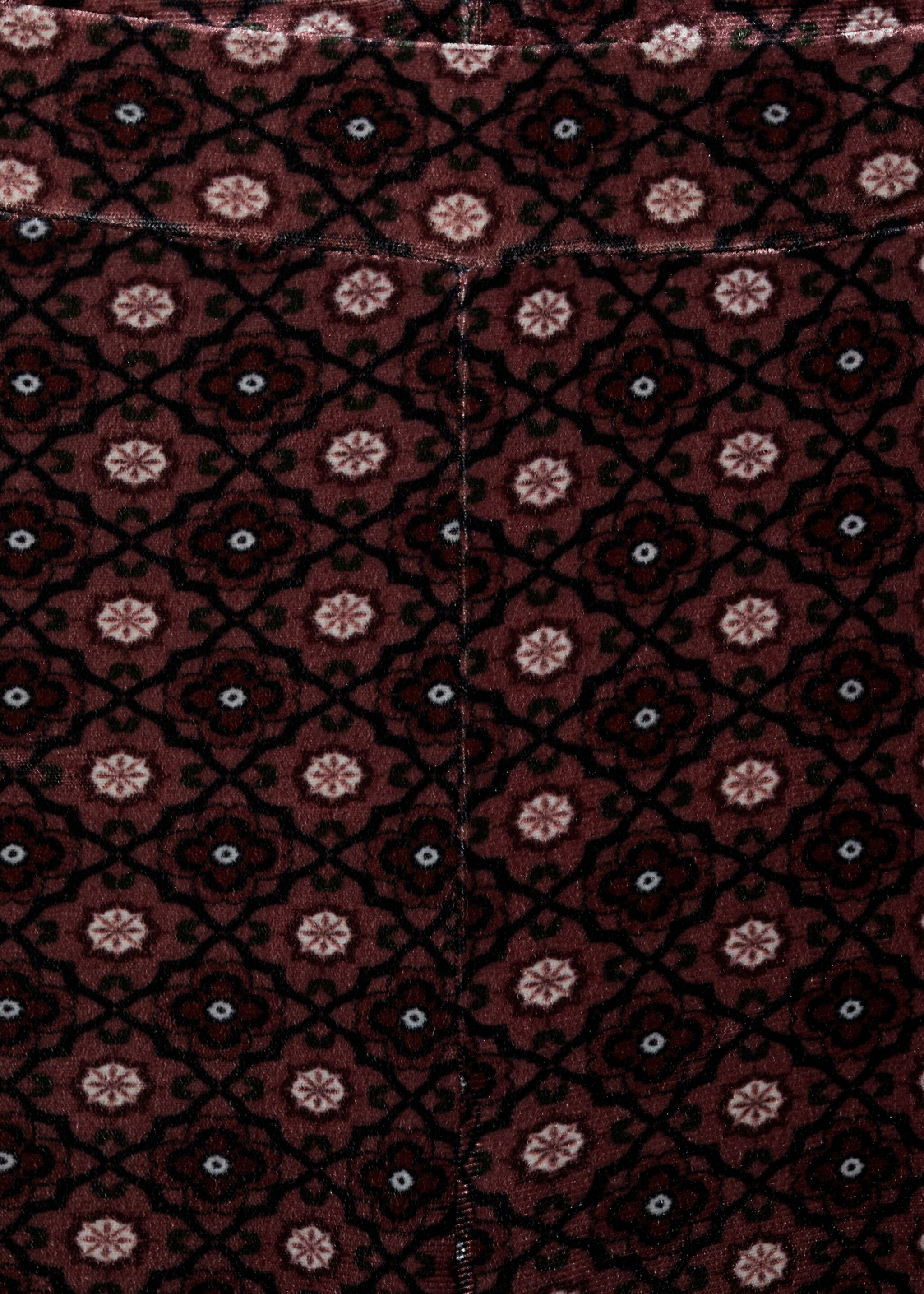 Leggings flare estampat vellut - Detall de l'article 8, Grana. Ref: 77049066-00.