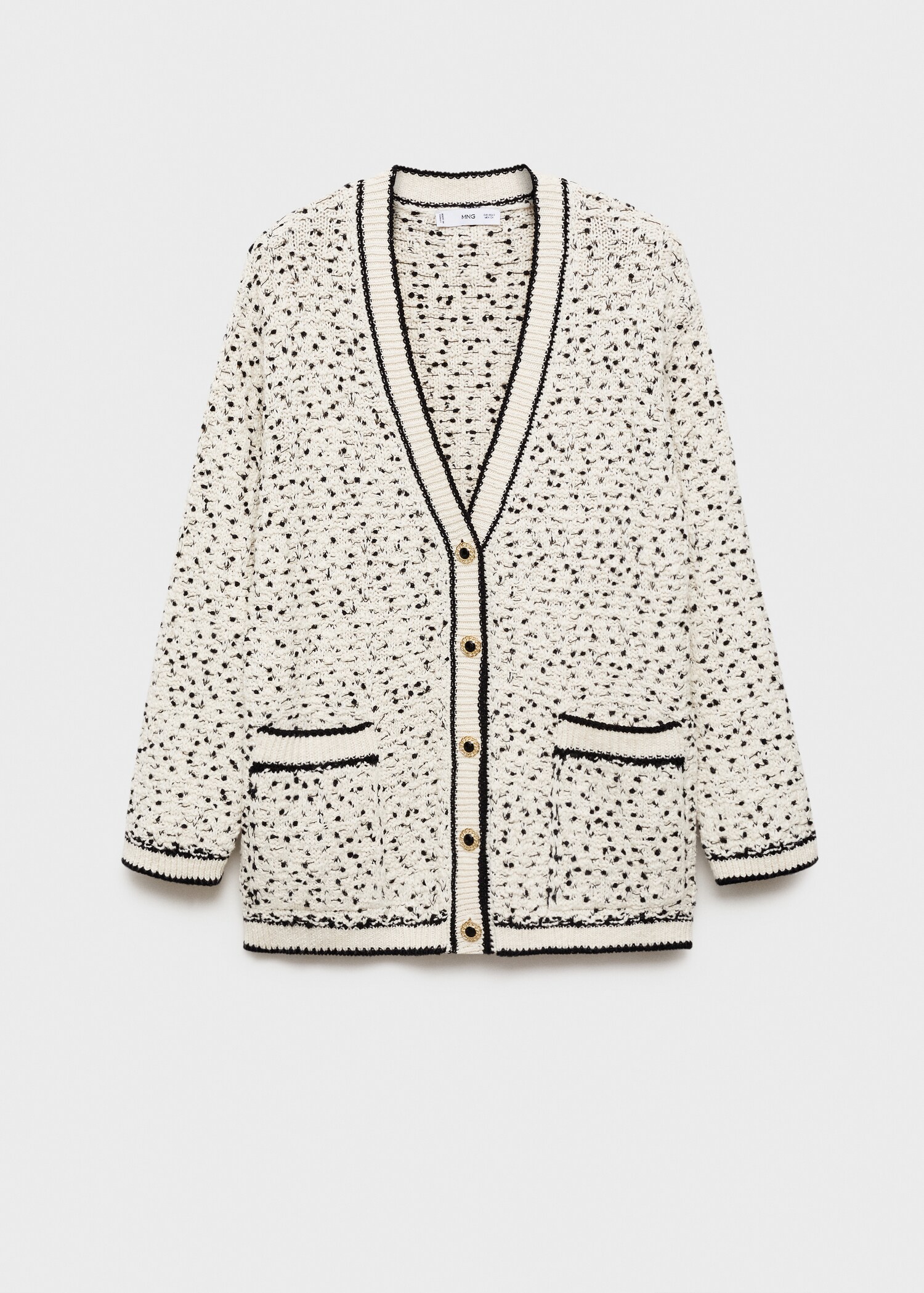 Flecked oversize cardigan - Article without model