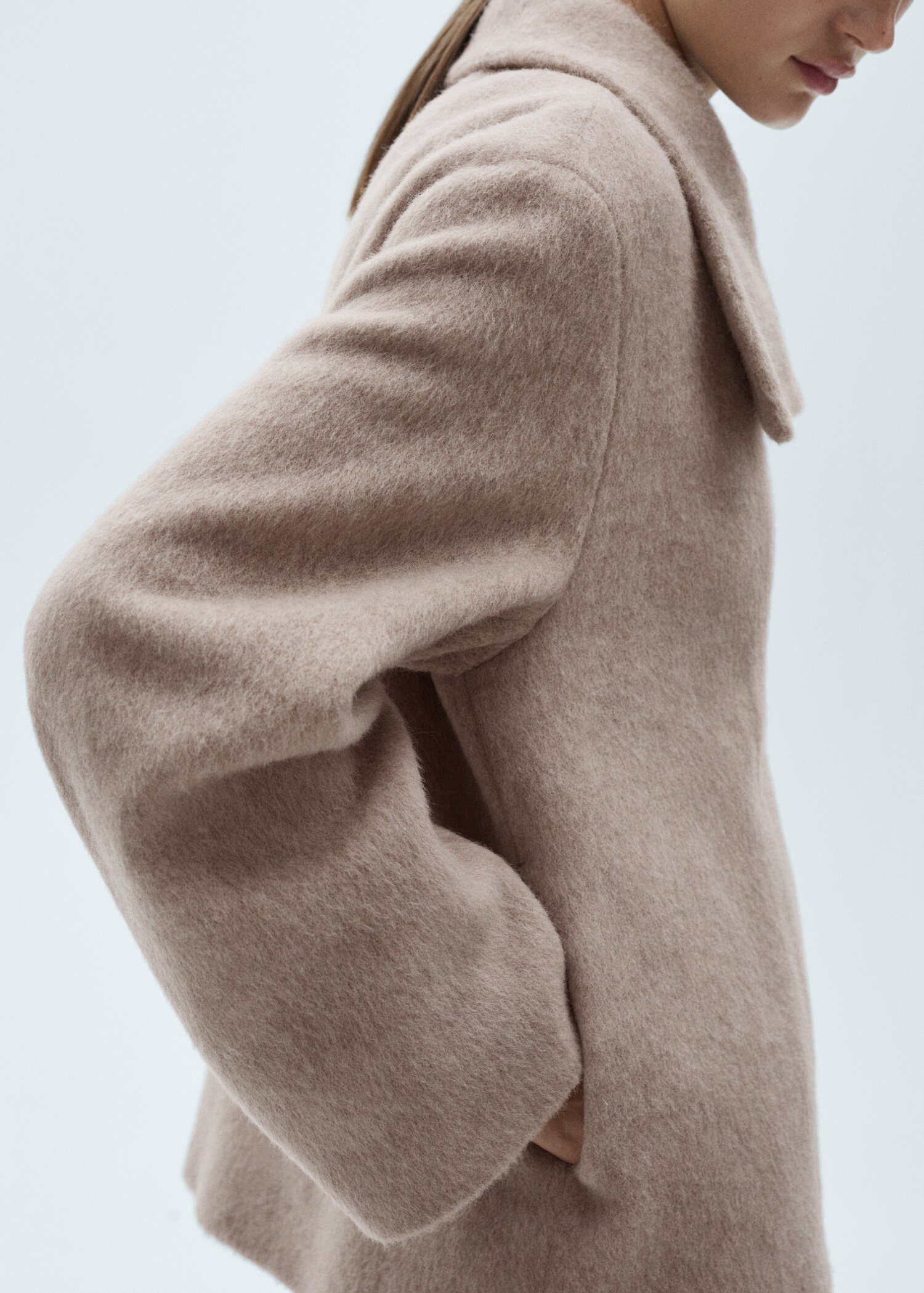 Turtleneck wool coat - Details of the article 6