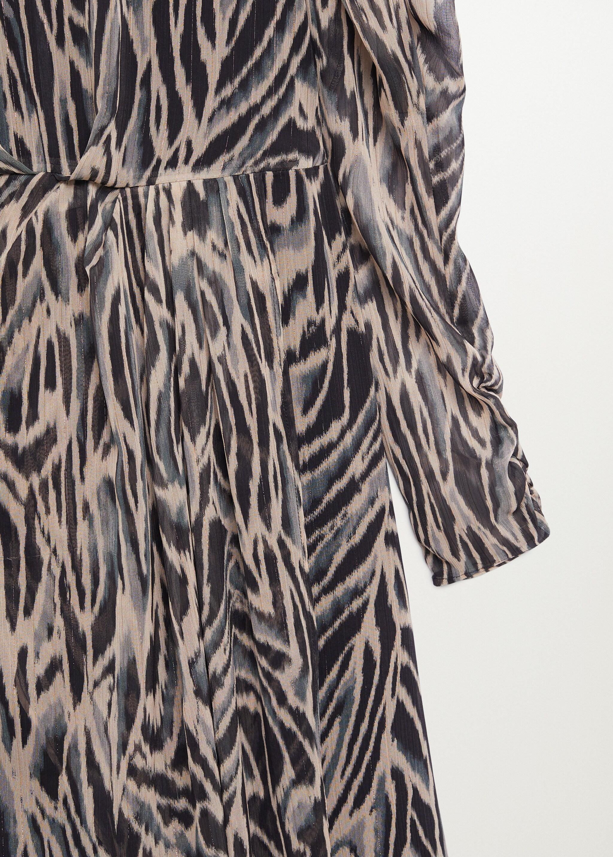Vestido estampado midi - Detalle del artículo 8