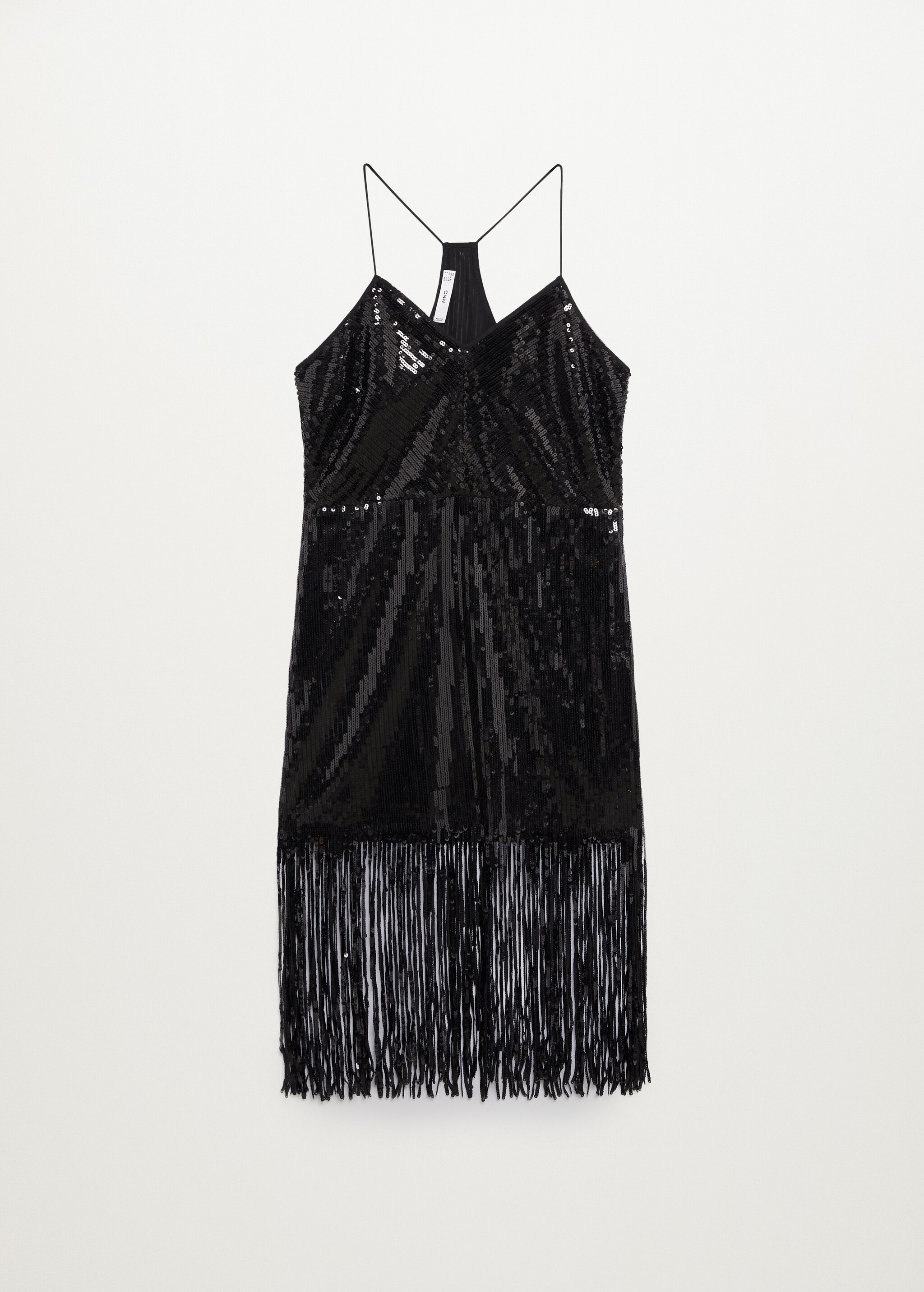 Vestido flecos lentejuelas - Artículo sin modelo