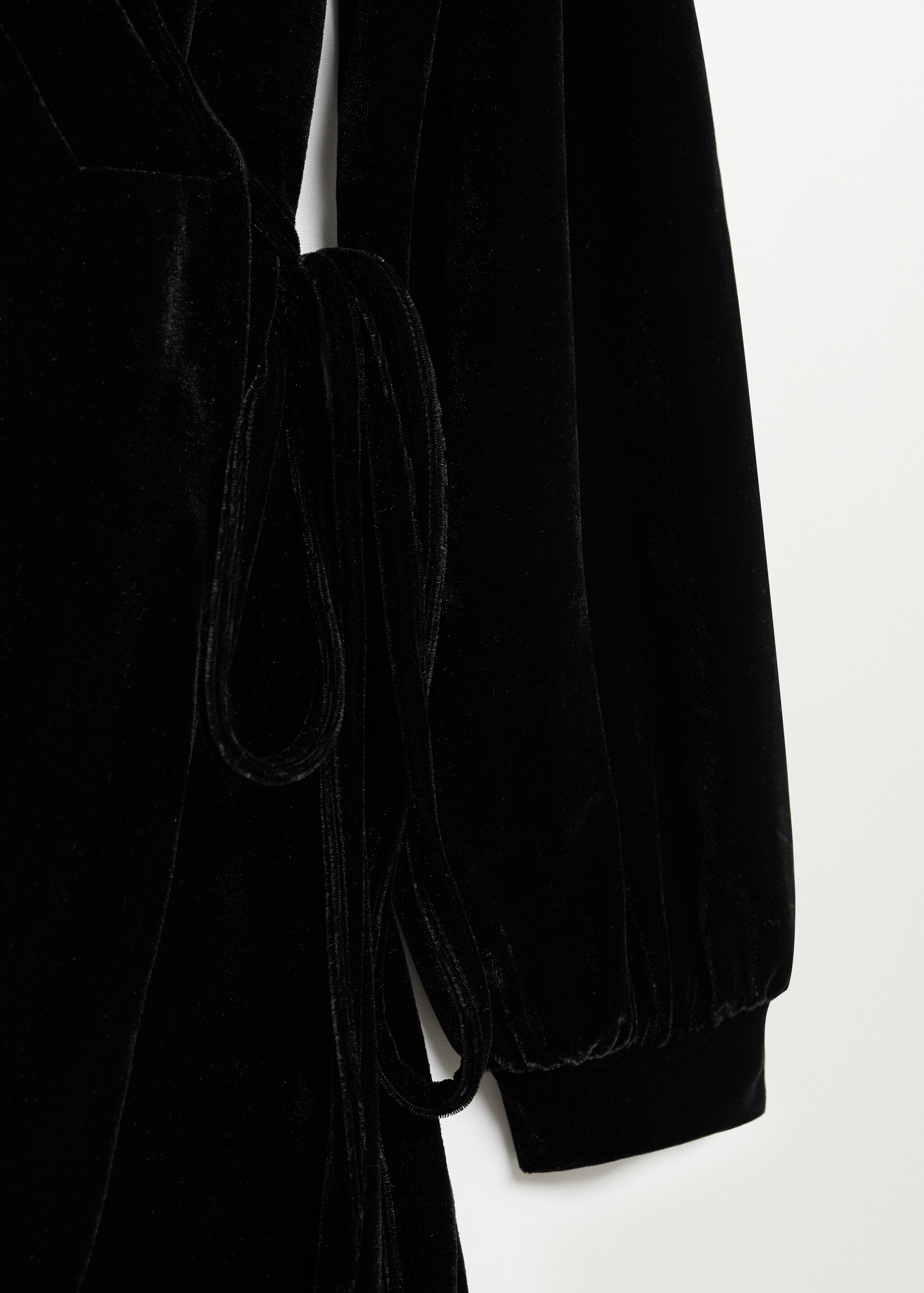 Vestido cruzado terciopelo - Detalle del artículo 8