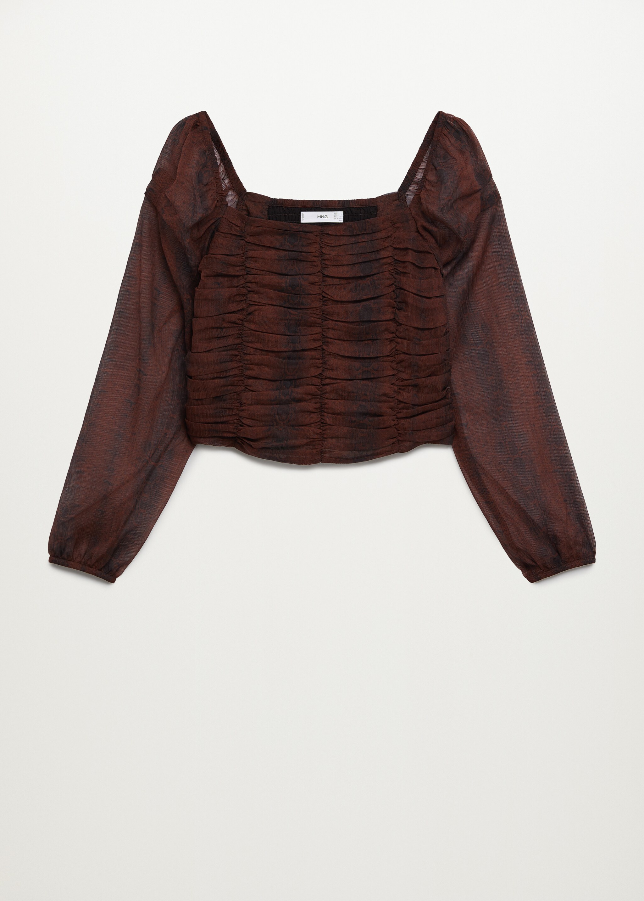 Blusa gasa estampada - Artículo sin modelo