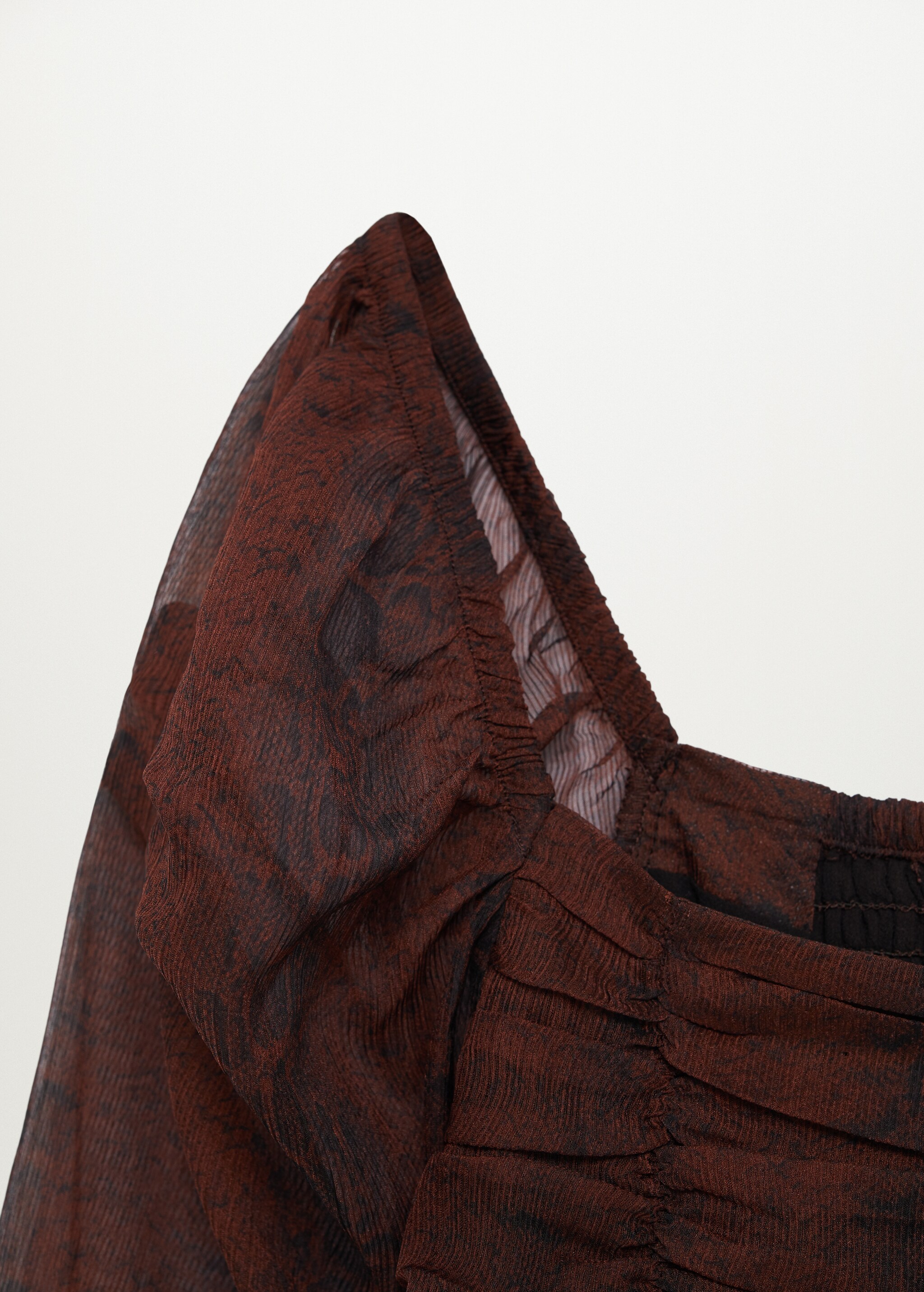 Blusa gasa estampada - Detalle del artículo 8