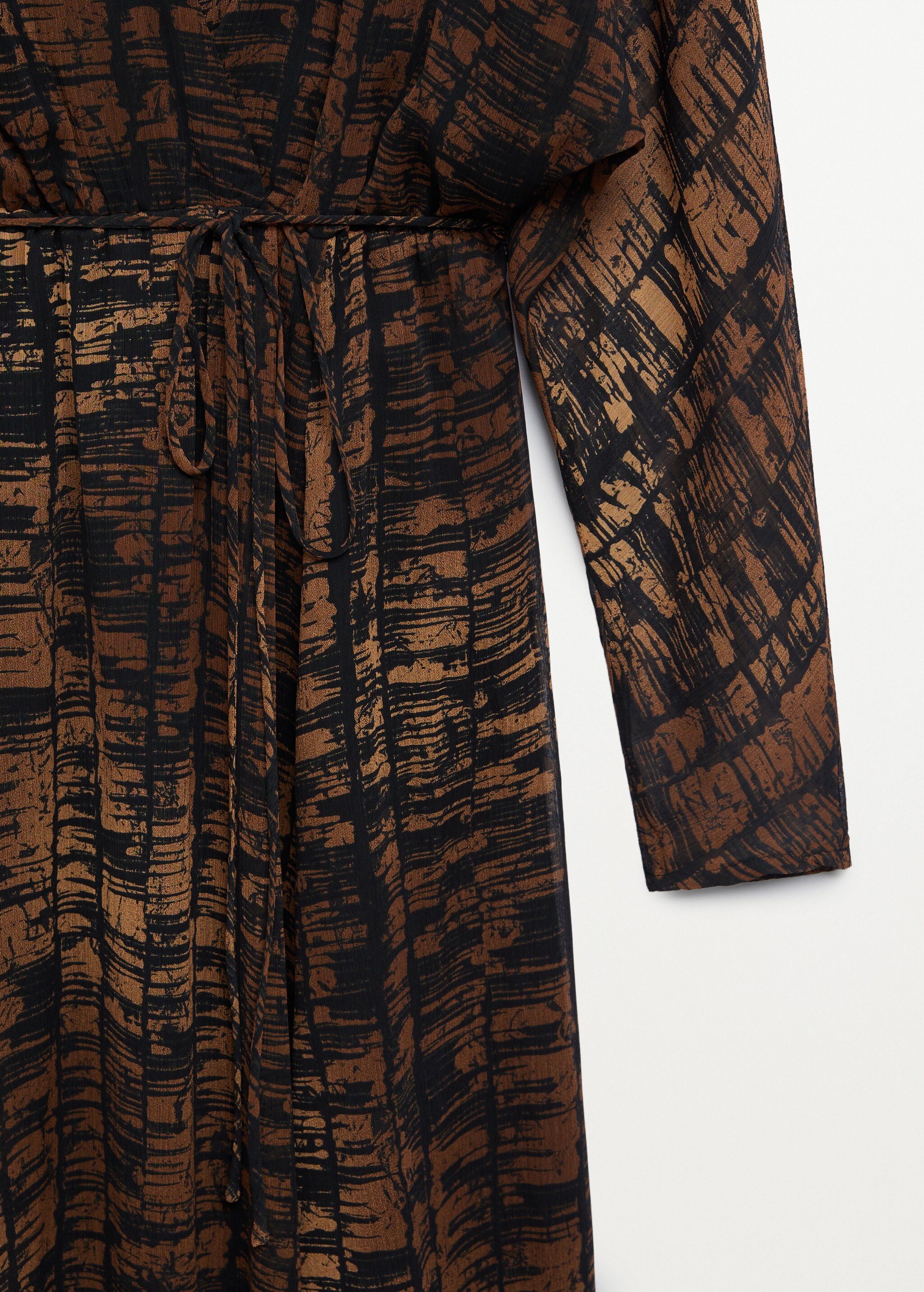 Vestido plisado estampado - Detalle del artículo 8