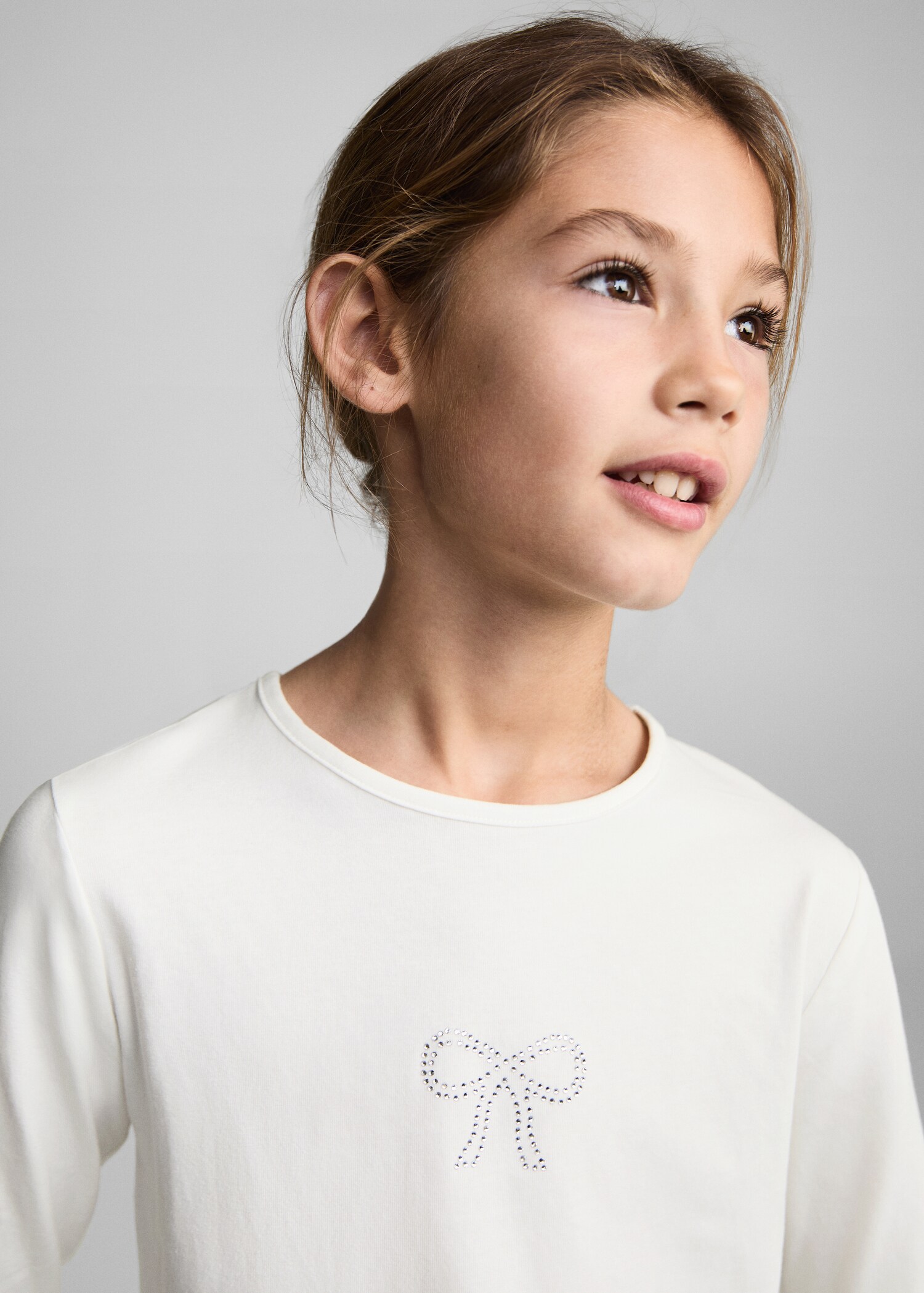 Baumwoll-T-Shirt mit Strassverzierung - Detail des Artikels 1