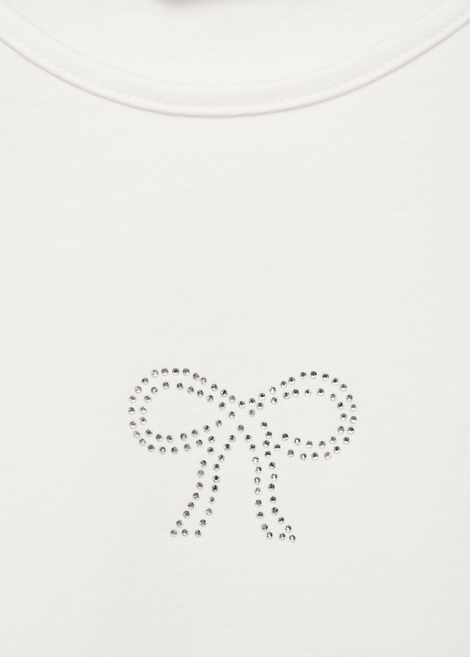 Baumwoll-T-Shirt mit Strassverzierung - Detail des Artikels 8