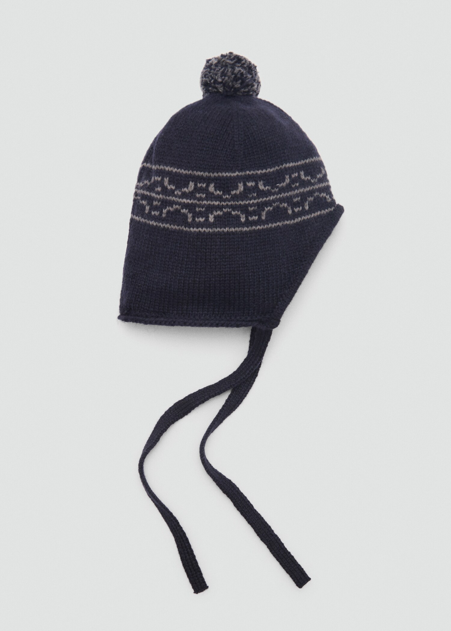 Jacquard pompom beanie - Article without model