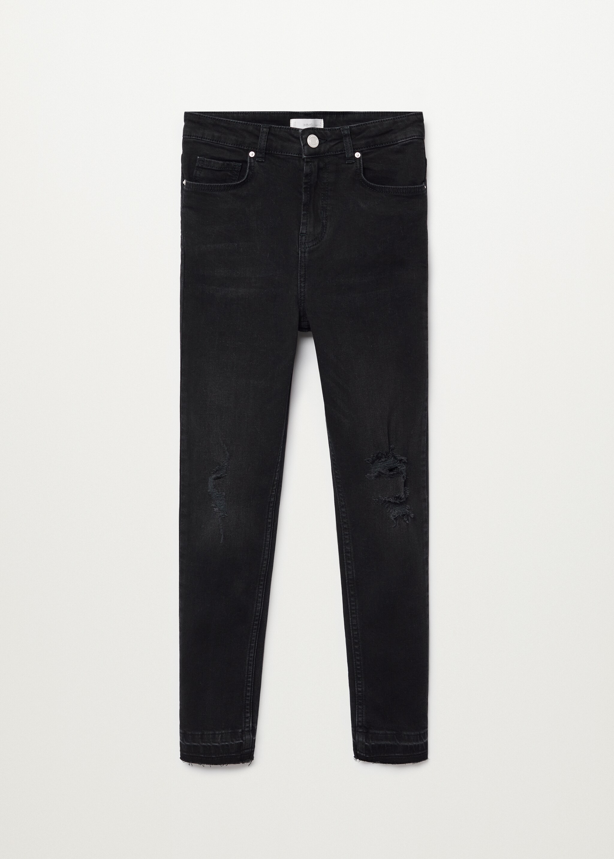 Džíny skinny s nášivkami a flitry - Zboží bez modelu