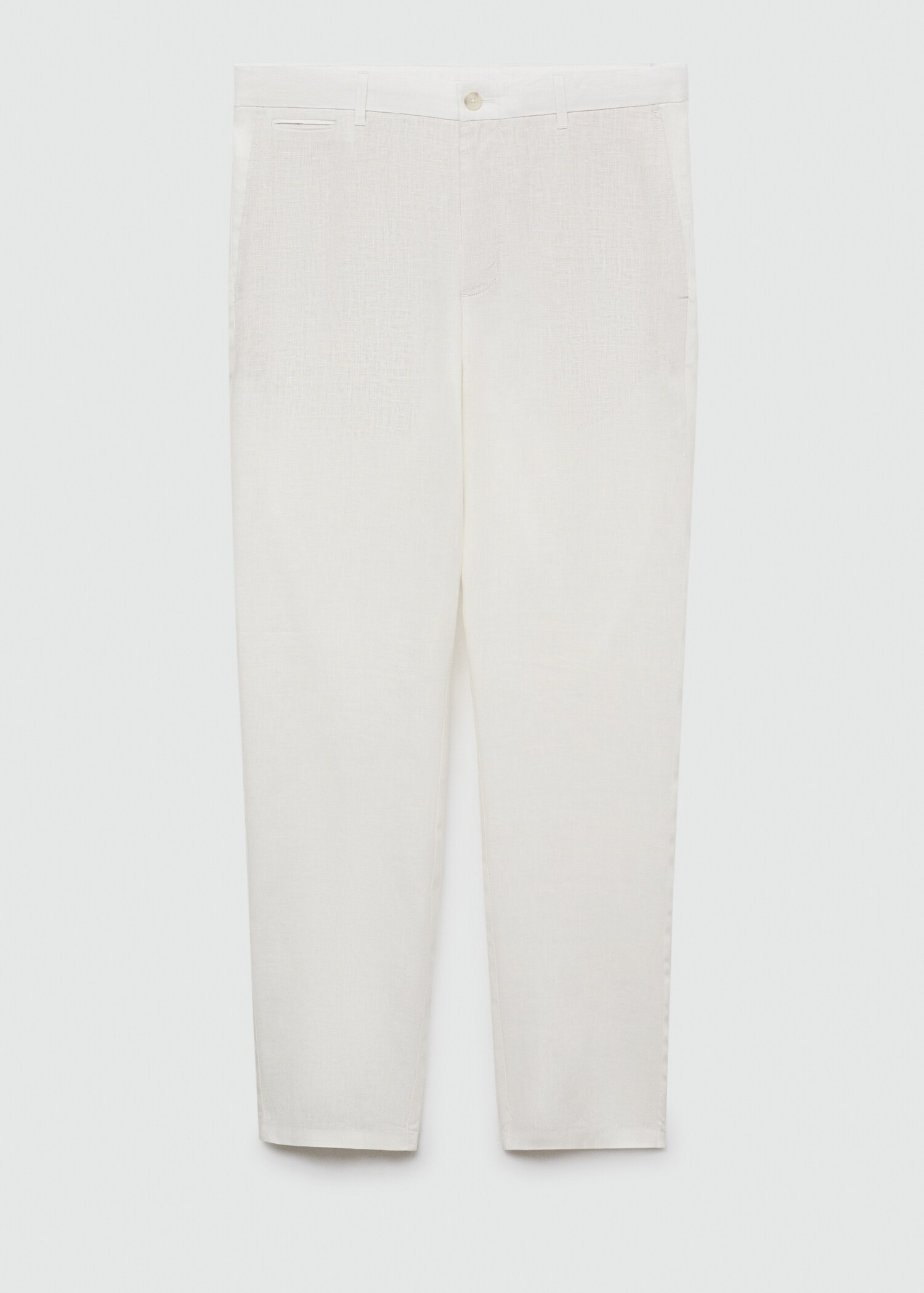 Παντελόνι 100% λινό slim fit - Προϊόν χωρίς μοντέλο