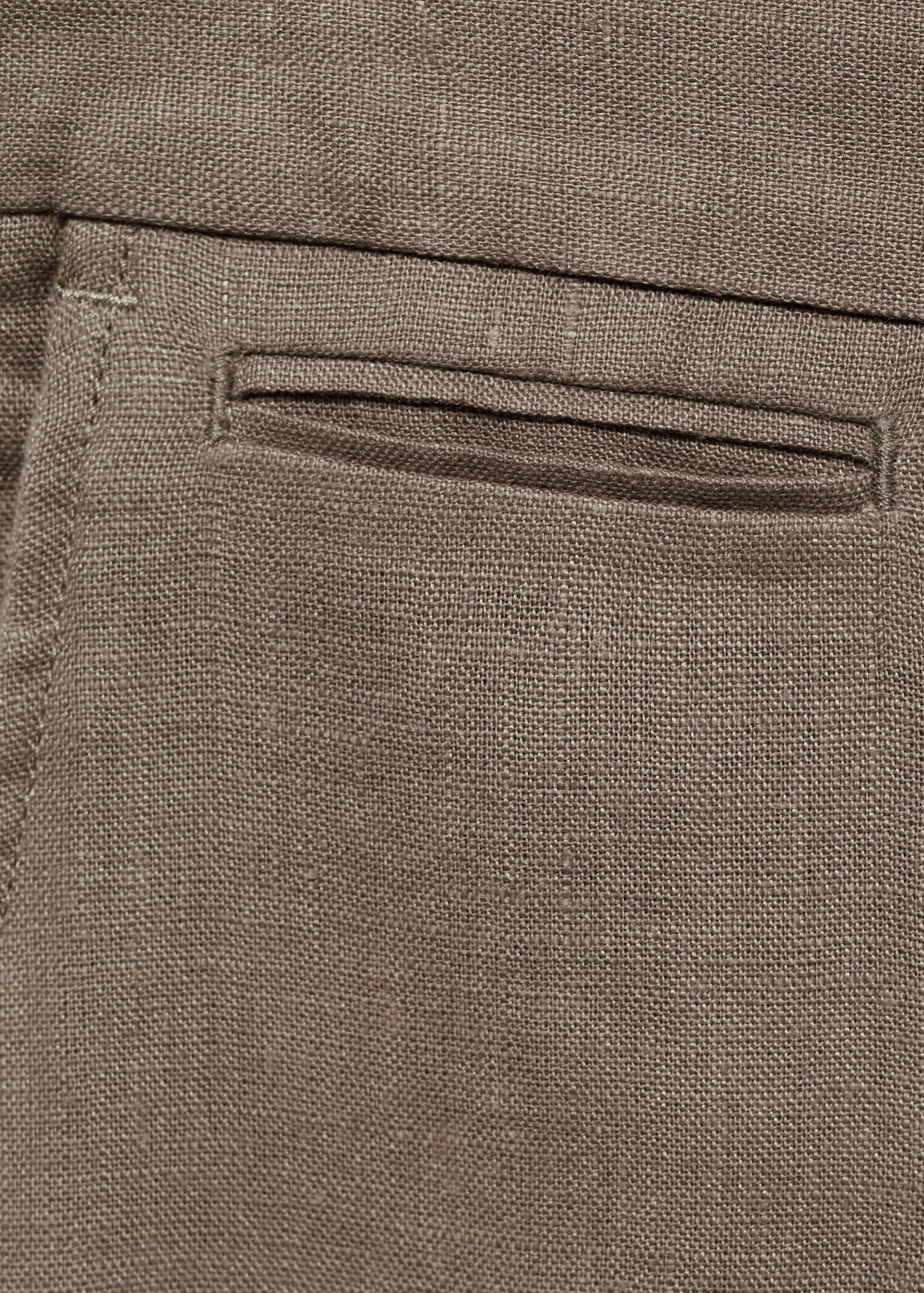 Παντελόνι 100% λινό slim fit - Λεπτομέρεια του προϊόντος 0
