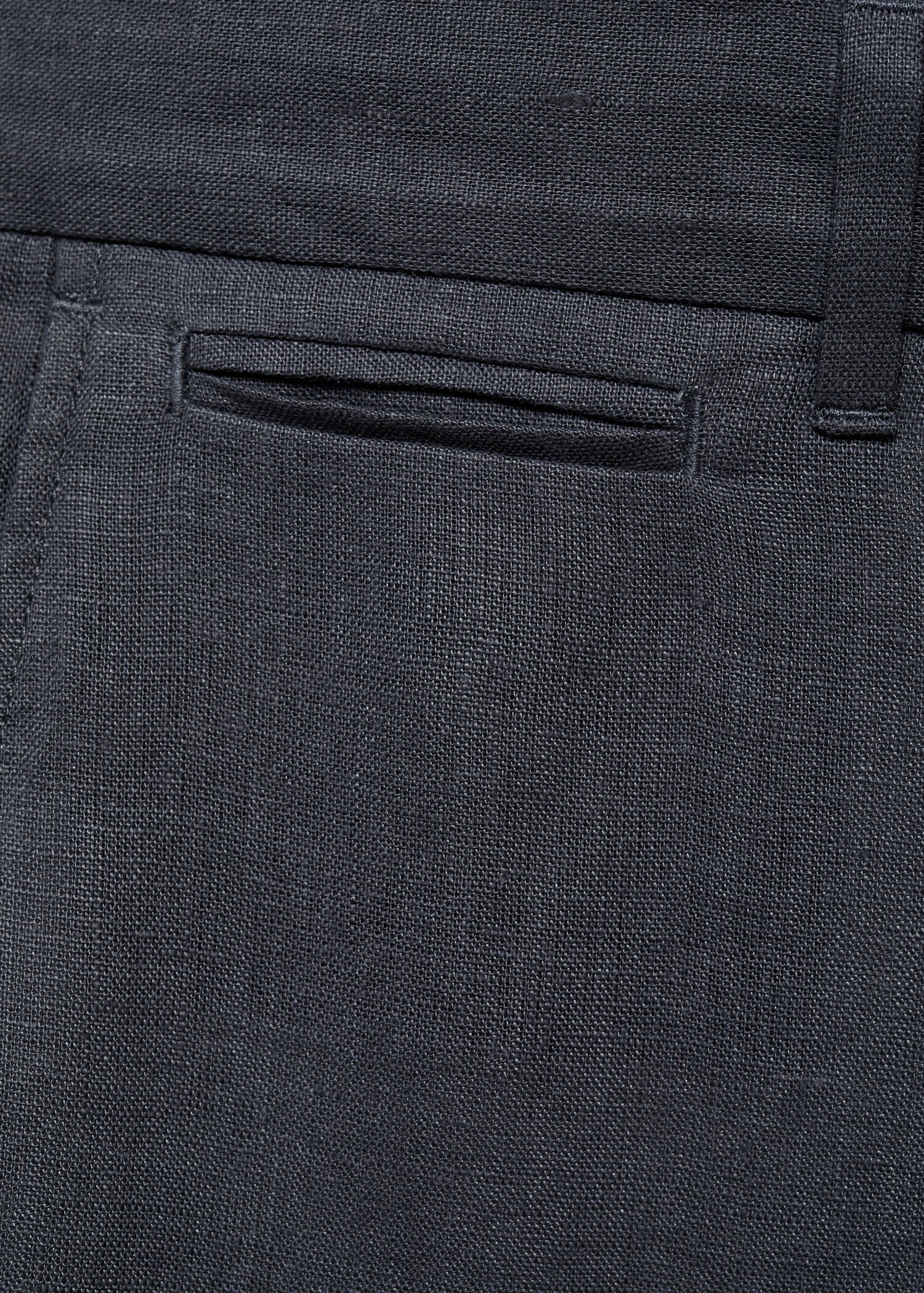 Παντελόνι 100% λινό slim fit - Λεπτομέρεια του προϊόντος 0