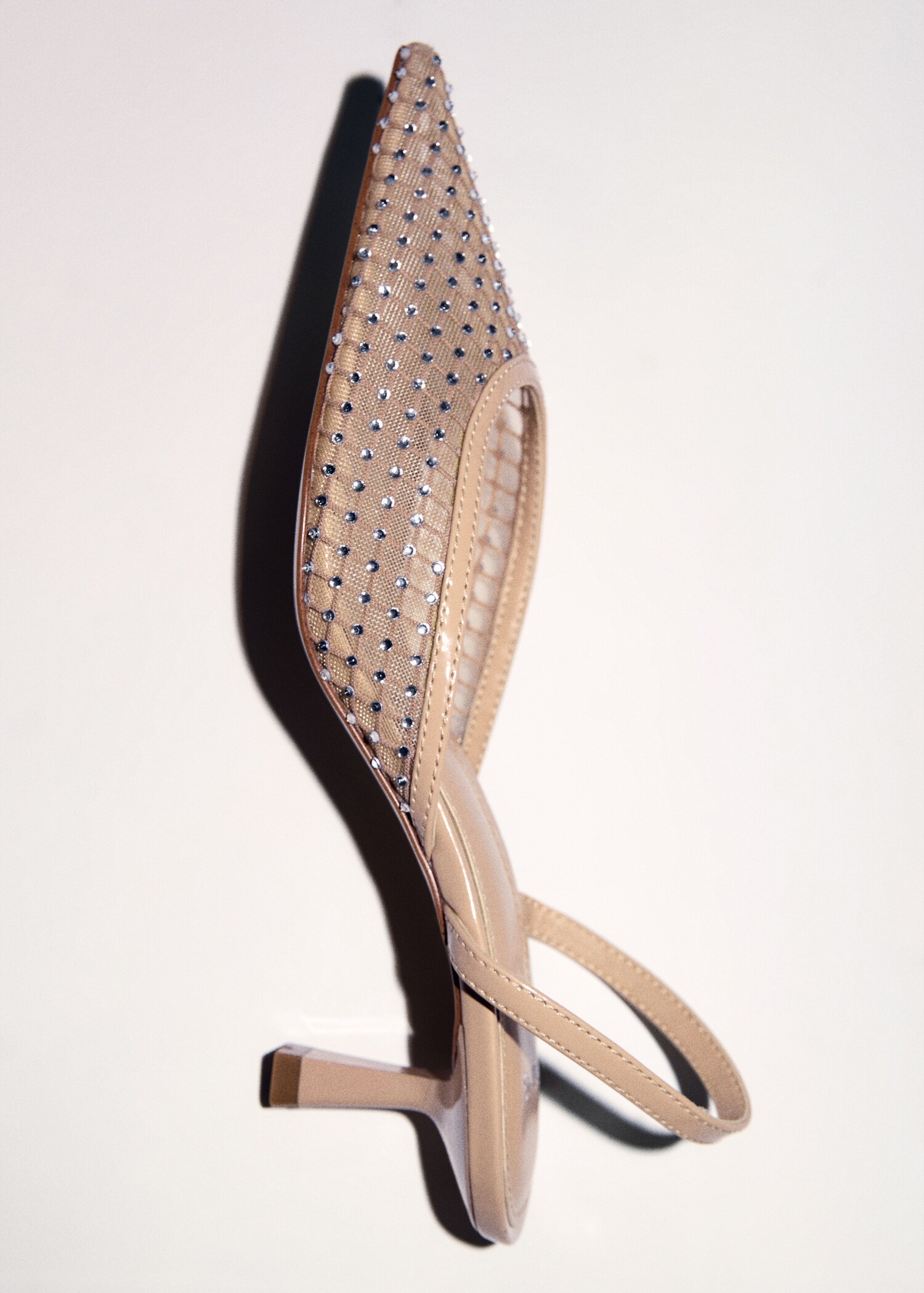 Glitter mesh heeled shoes - Details of the article 5