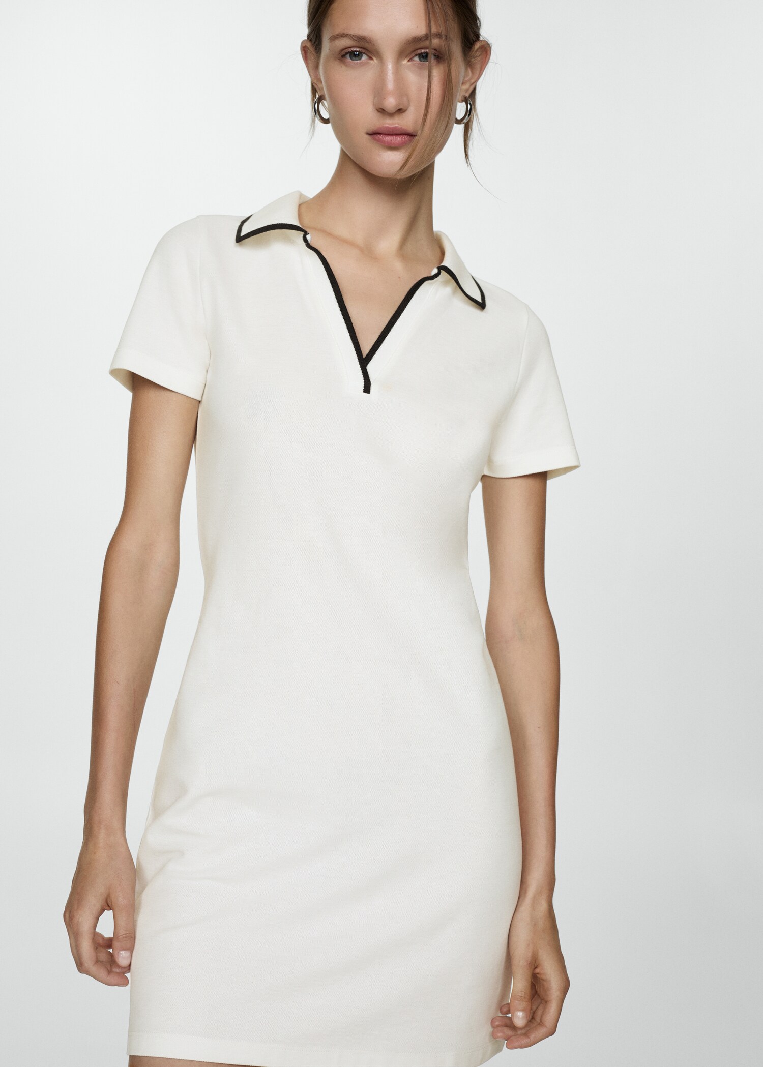 Polo neck dress - Medium plane