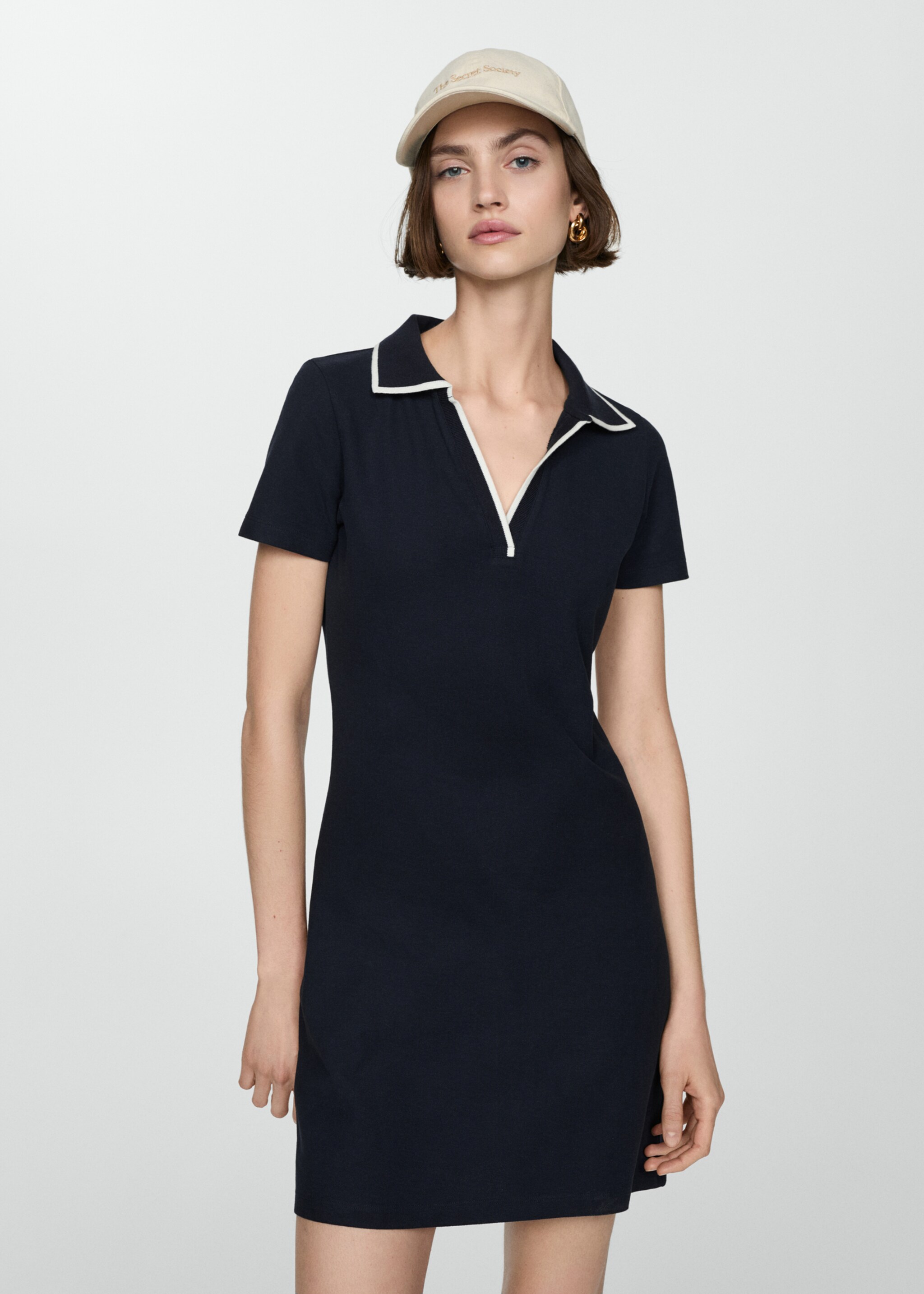 Polo neck dress - Medium plane