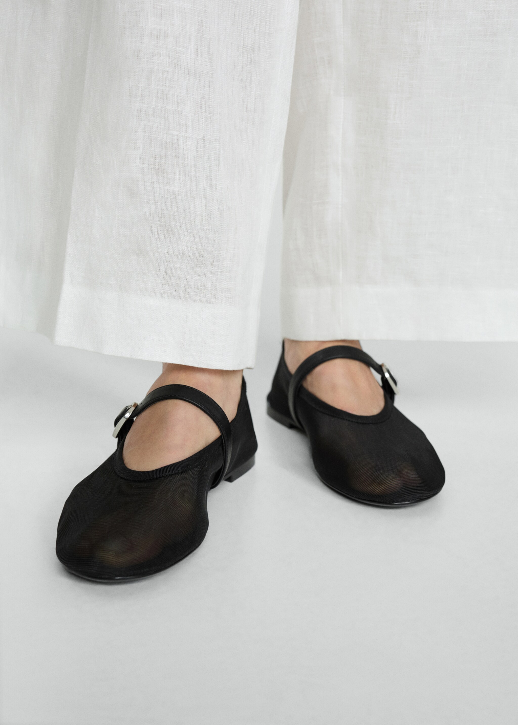 Ballerines maille filet bride boucle - Détail de l'article 9