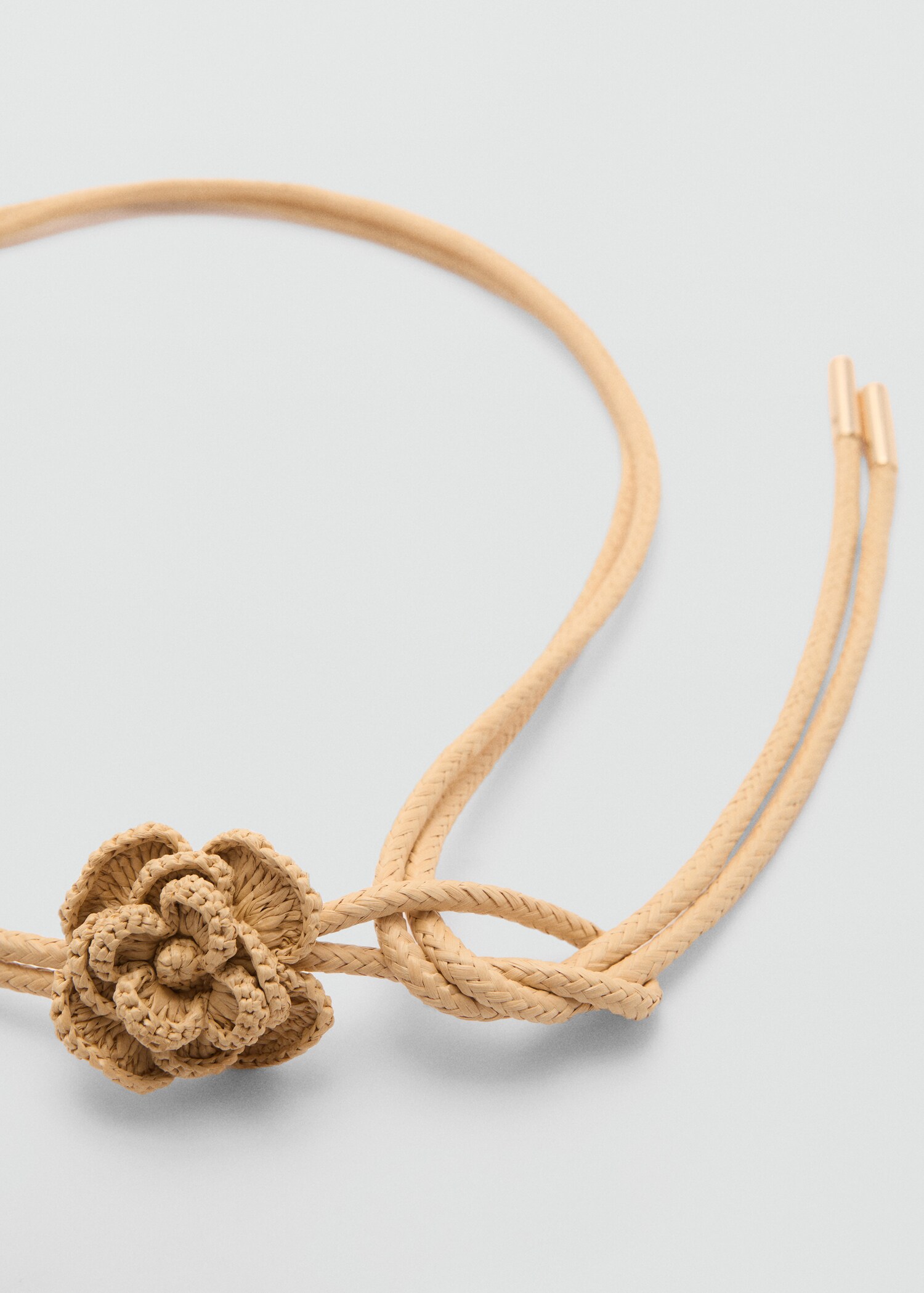Braided floral belt - Medium plane