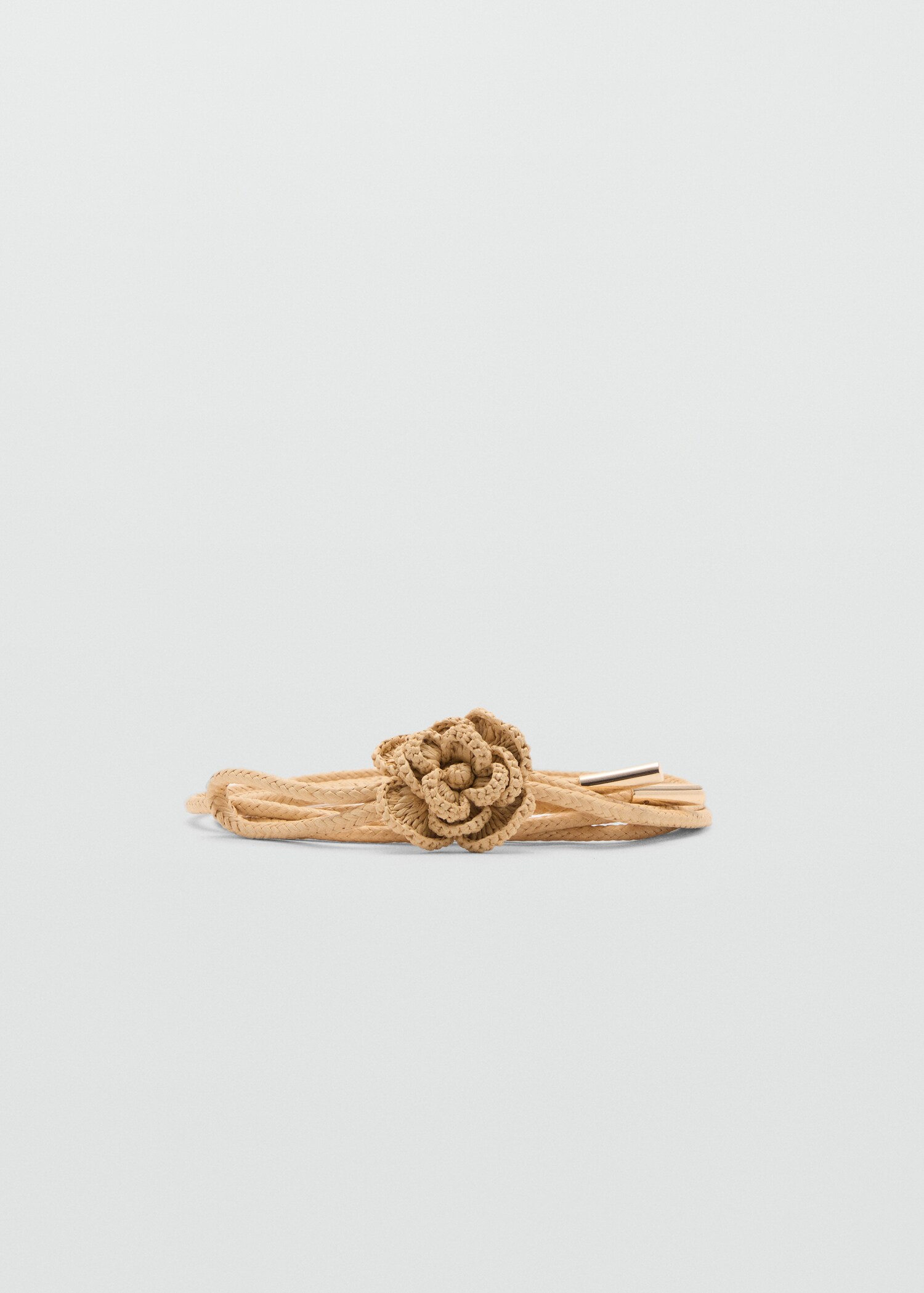 Braided floral belt - Article without model