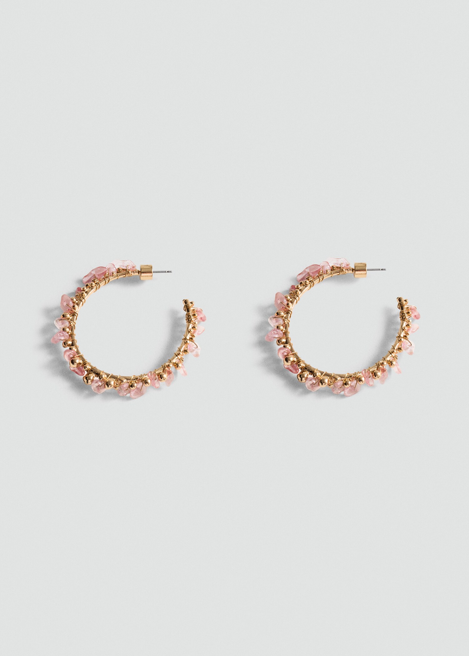 Bead hoop earrings - Article without model