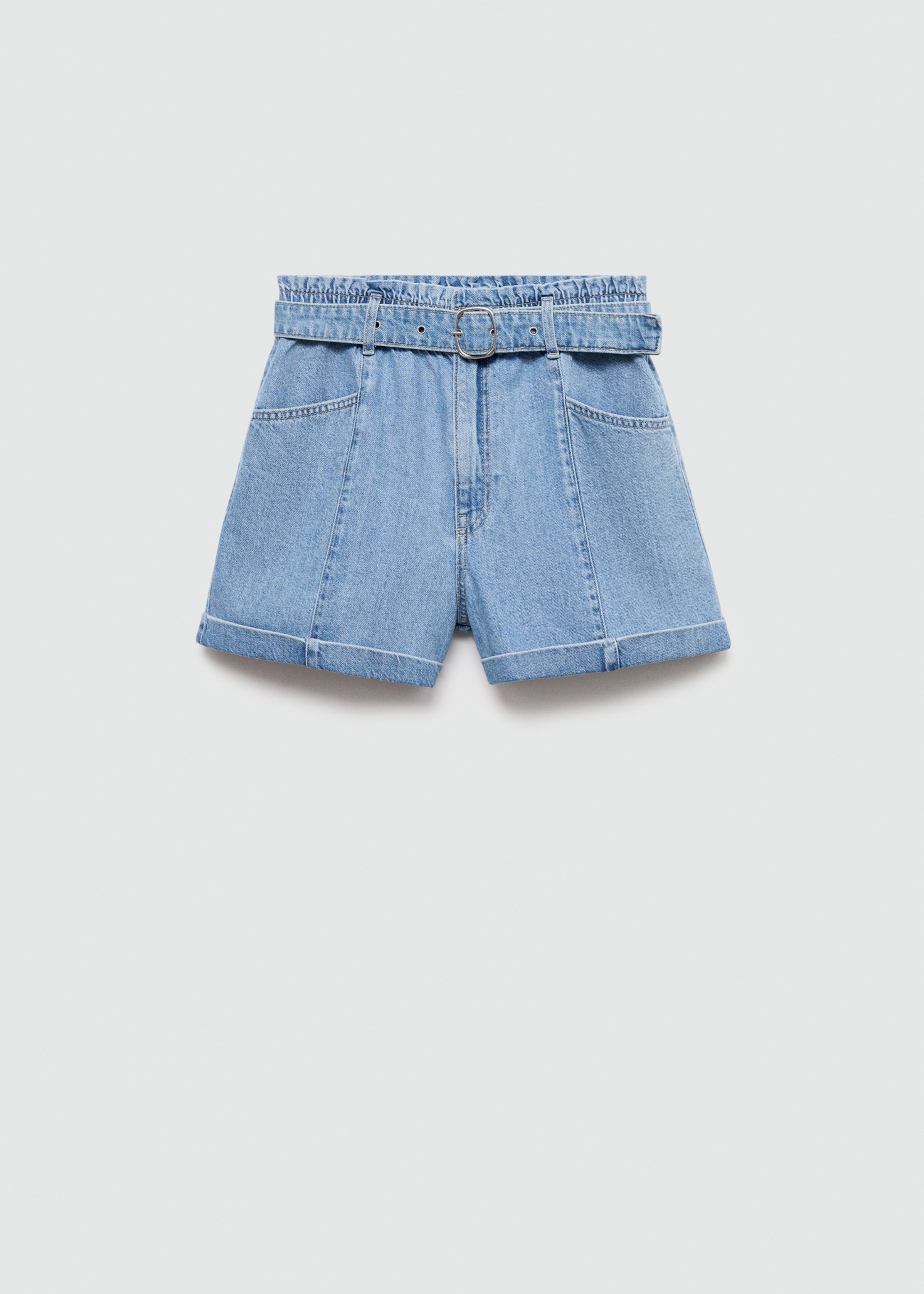 Shorts vaqueros cinturón - Artículo sin modelo