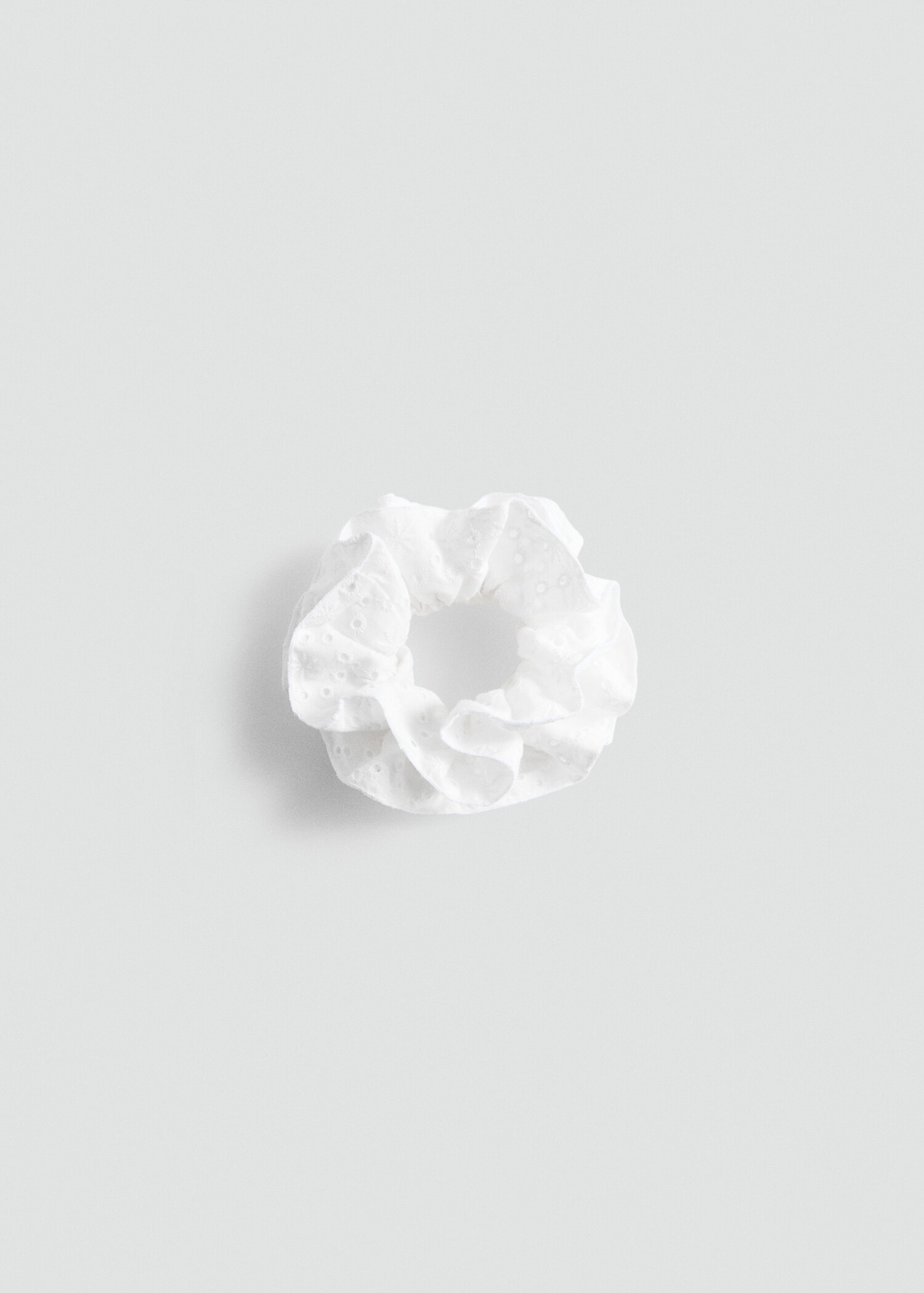 Embroidered maxi-scrunchie - Article without model