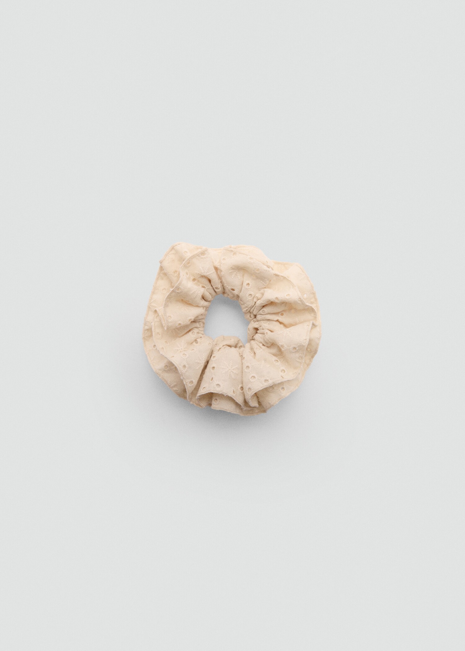 Embroidered maxi-scrunchie - Article without model