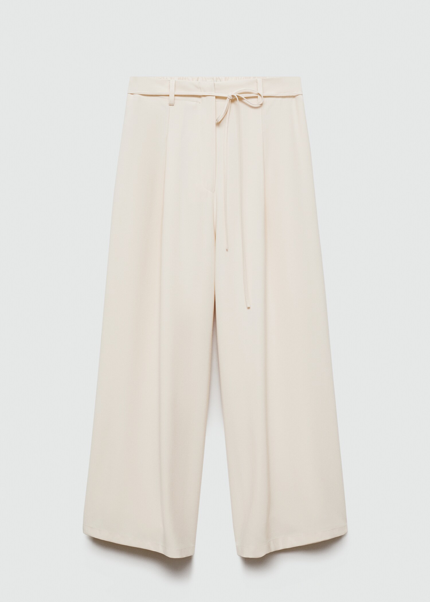 Wideleg trousers with elastic waist - Article without model