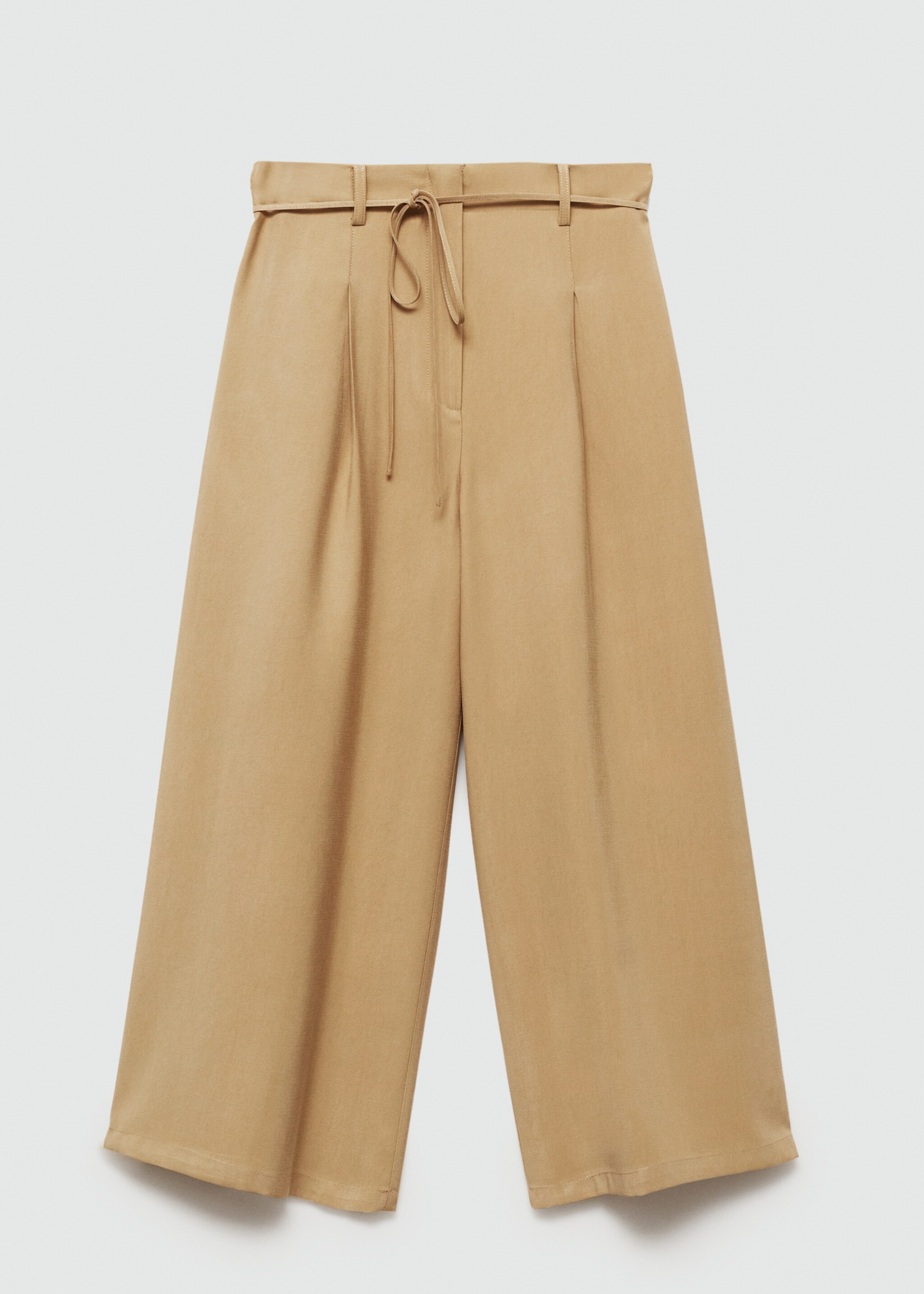 Wideleg trousers with elastic waist - Article without model