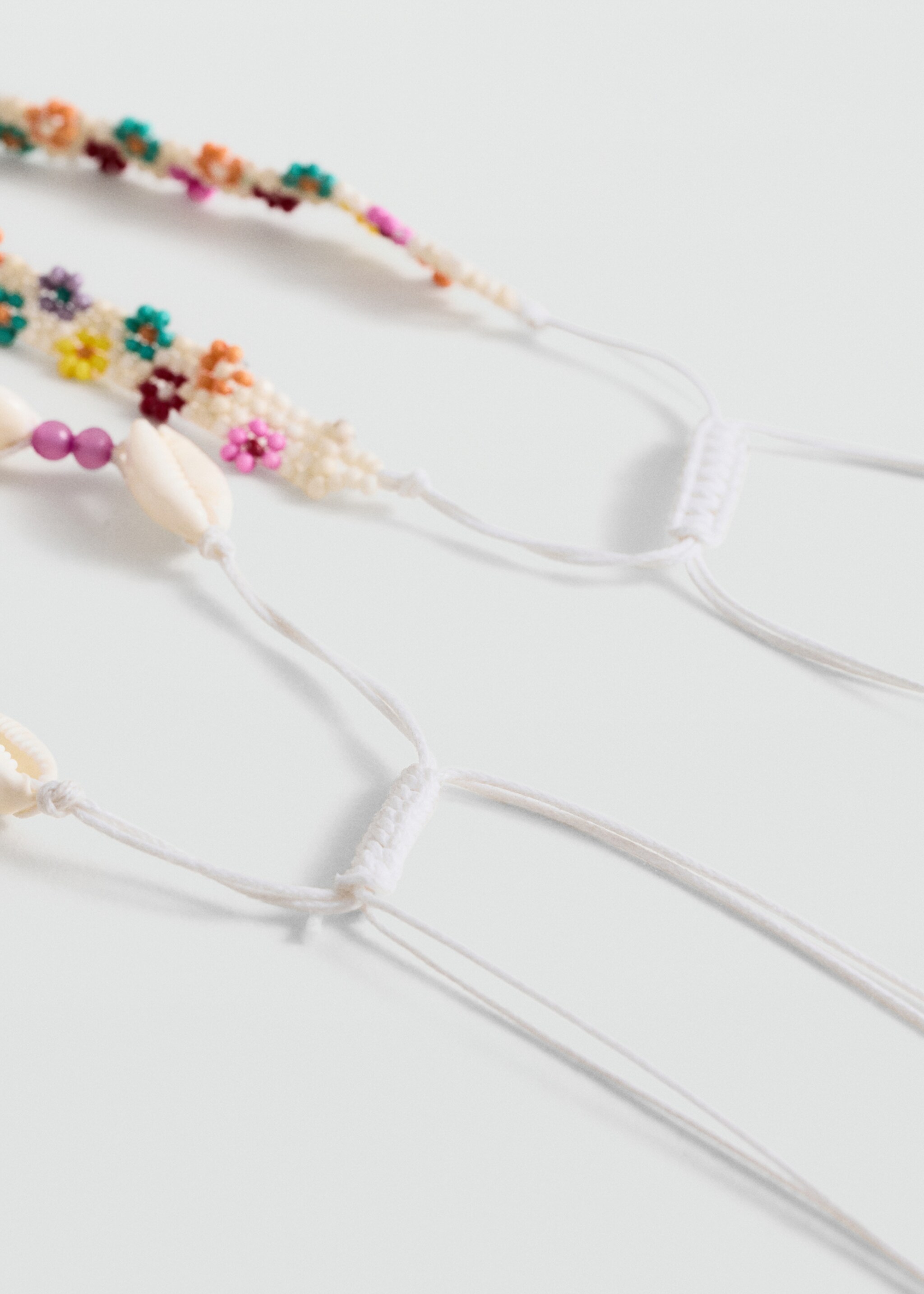 2er-Pack Choker - Mittlere Ansicht, Lila. Ref: 77050288-00.