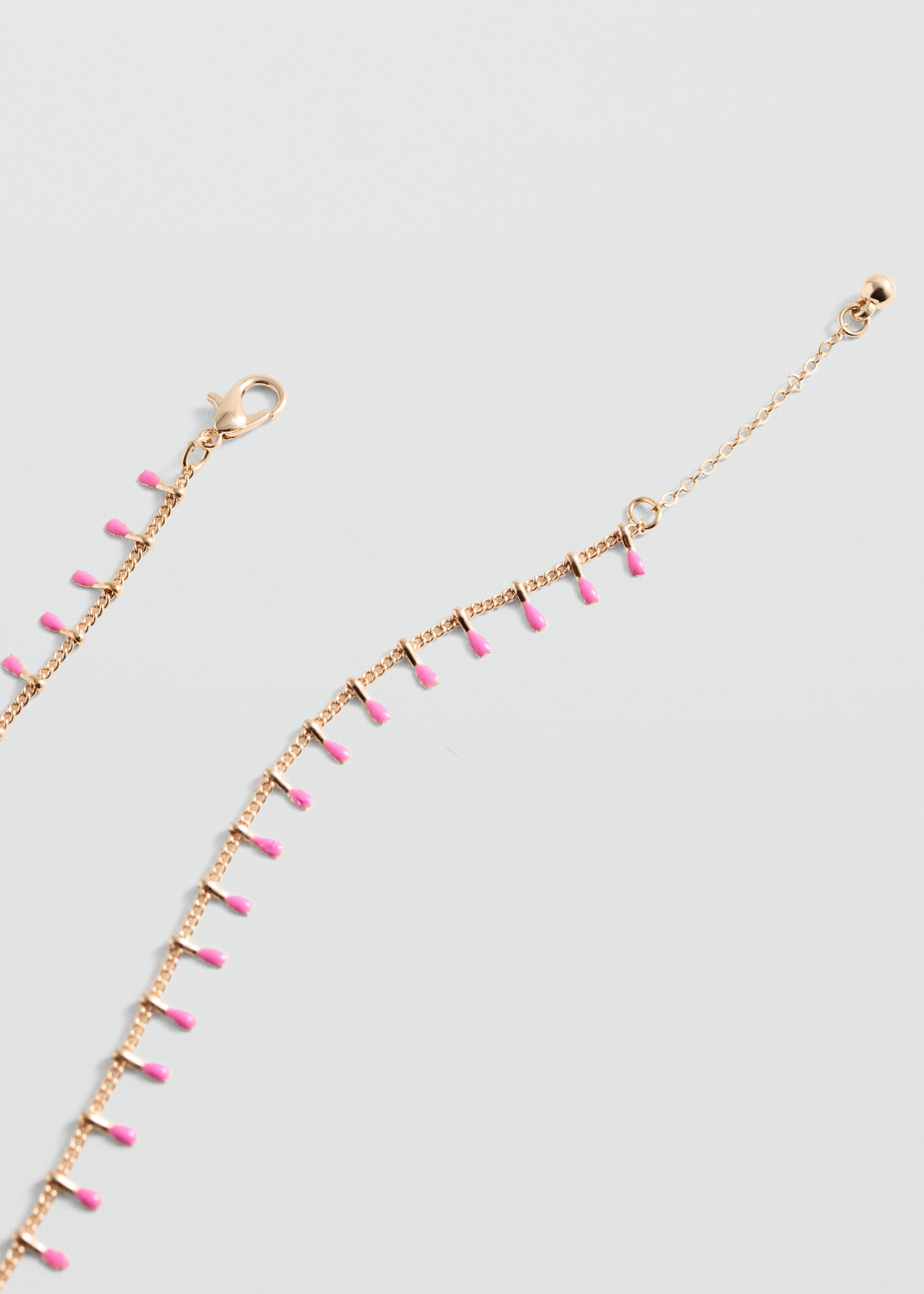 Armband met ketting en kralen - Middenvlak