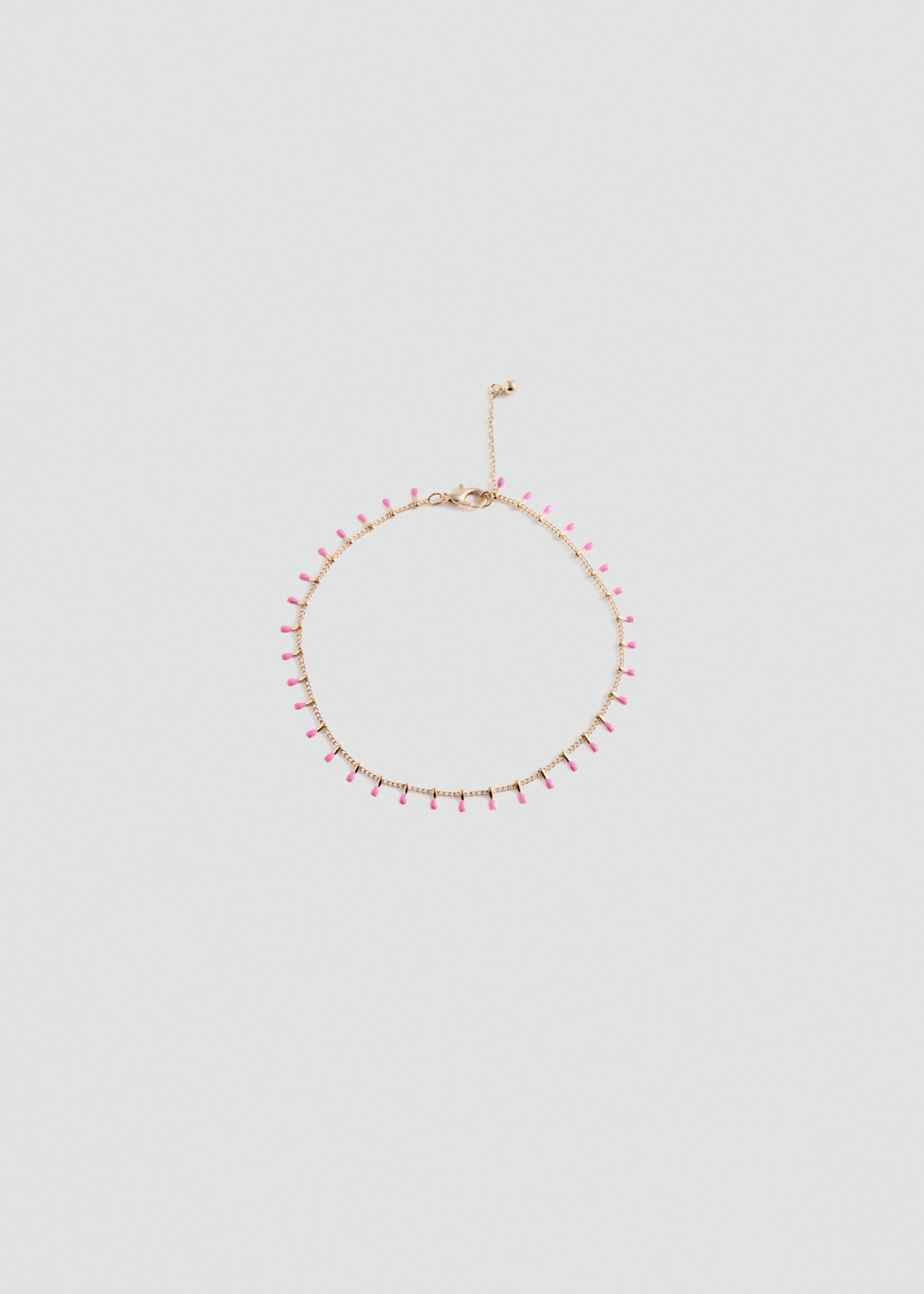 Armband met ketting en kralen - Artikel zonder model