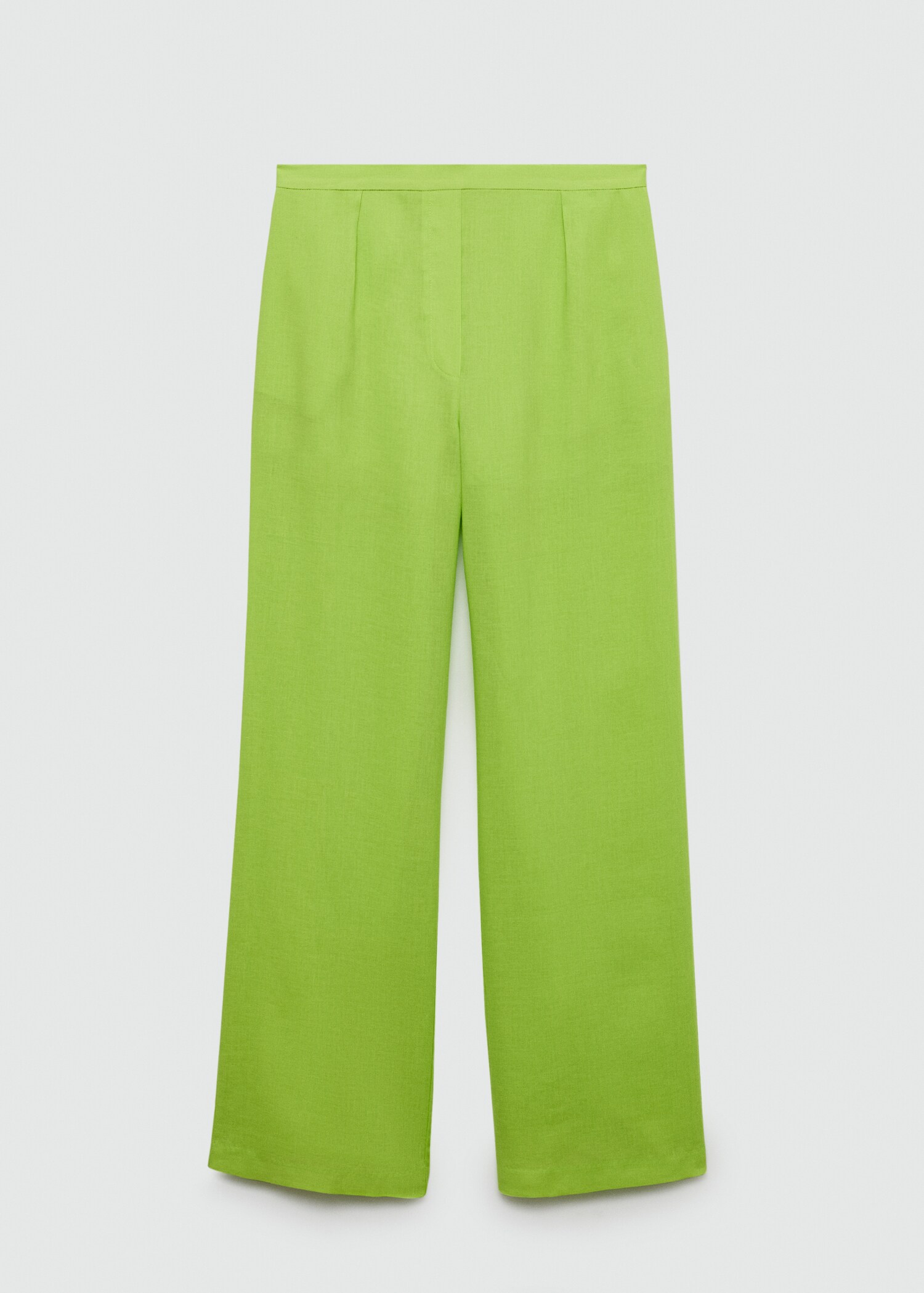 Straight-fit lyocell trousers - Article without model