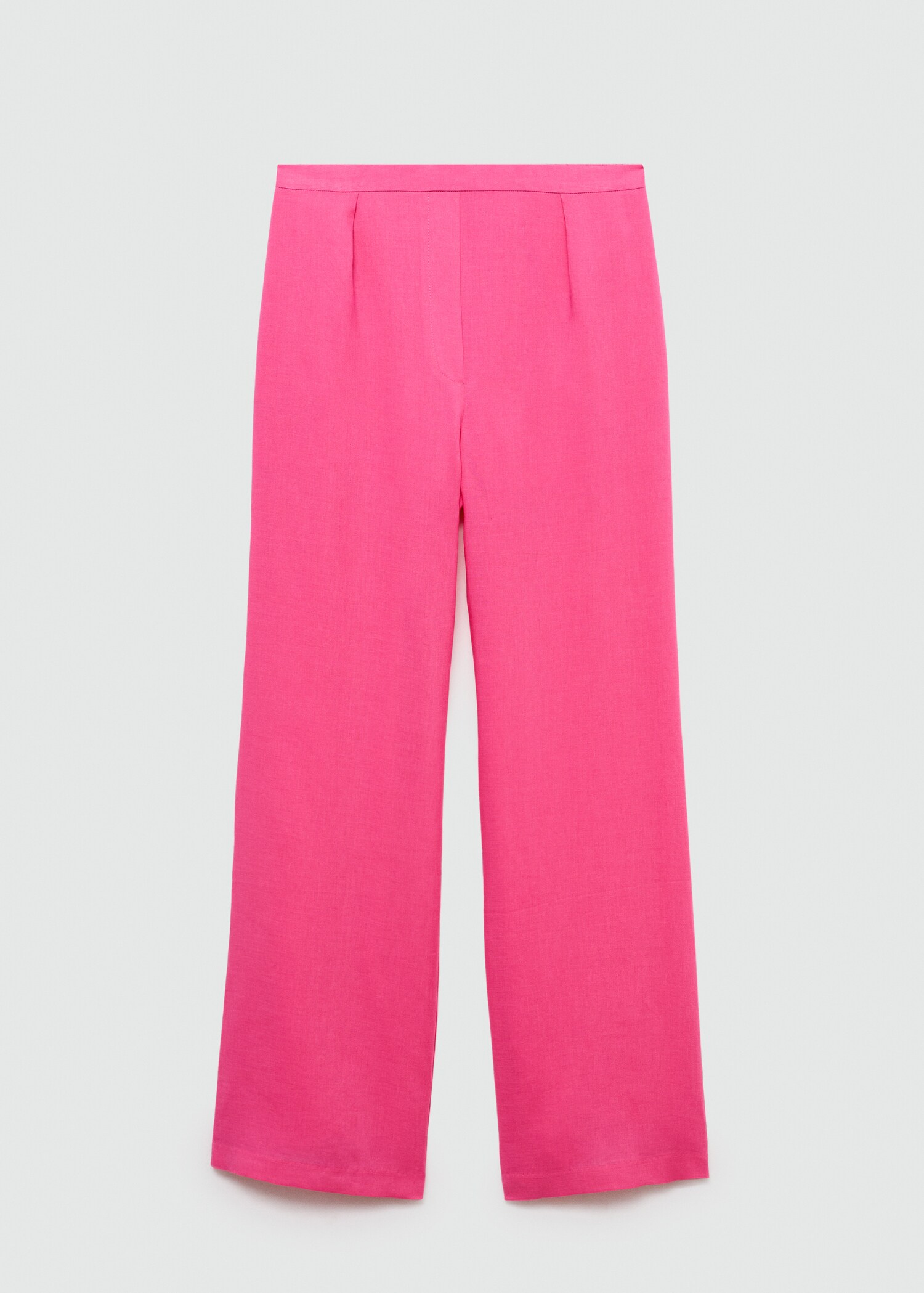 Straight-fit lyocell trousers - Article without model
